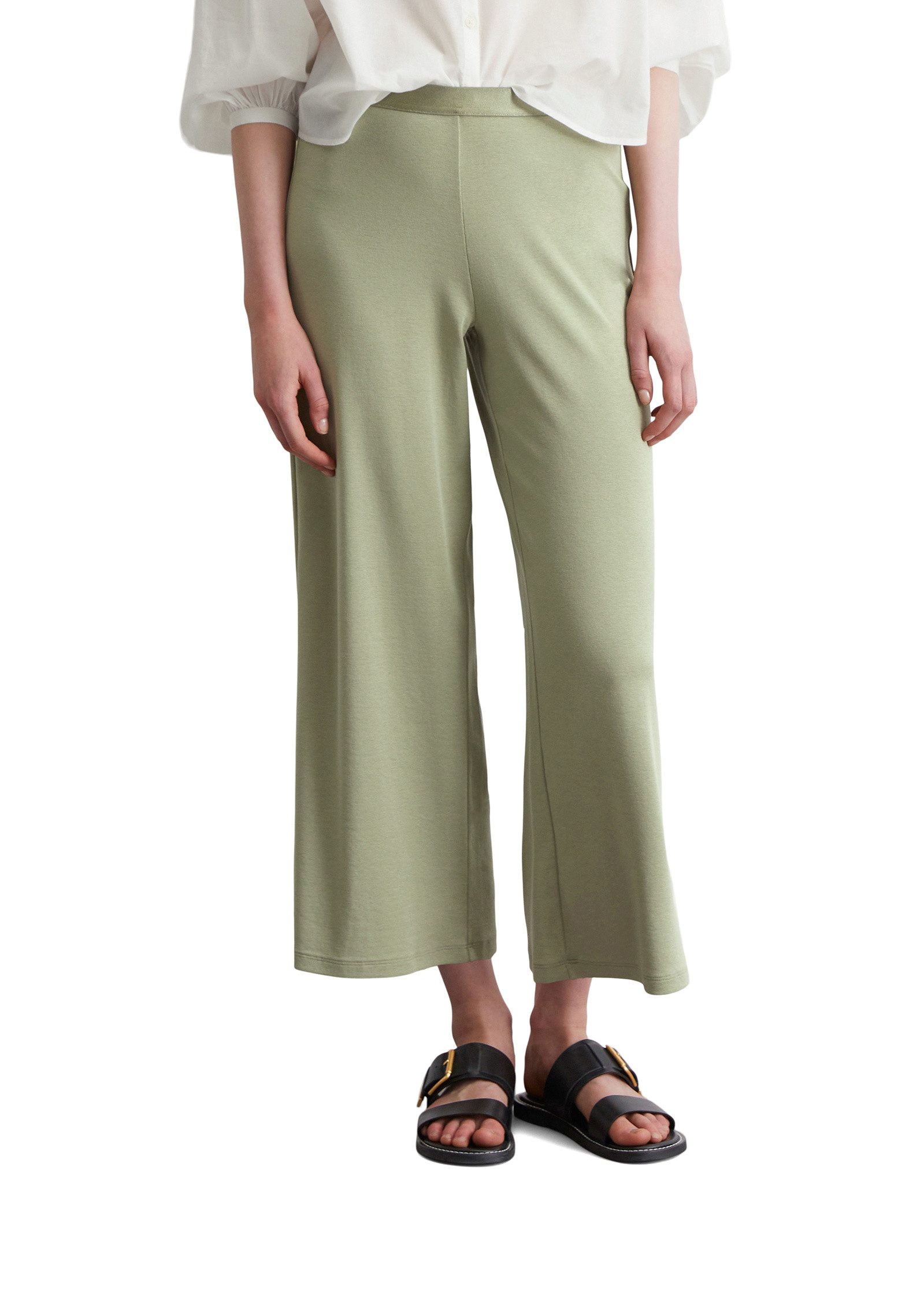 Marc O'Polo Jerseyhose aus Feinripp-Jersey günstig online kaufen