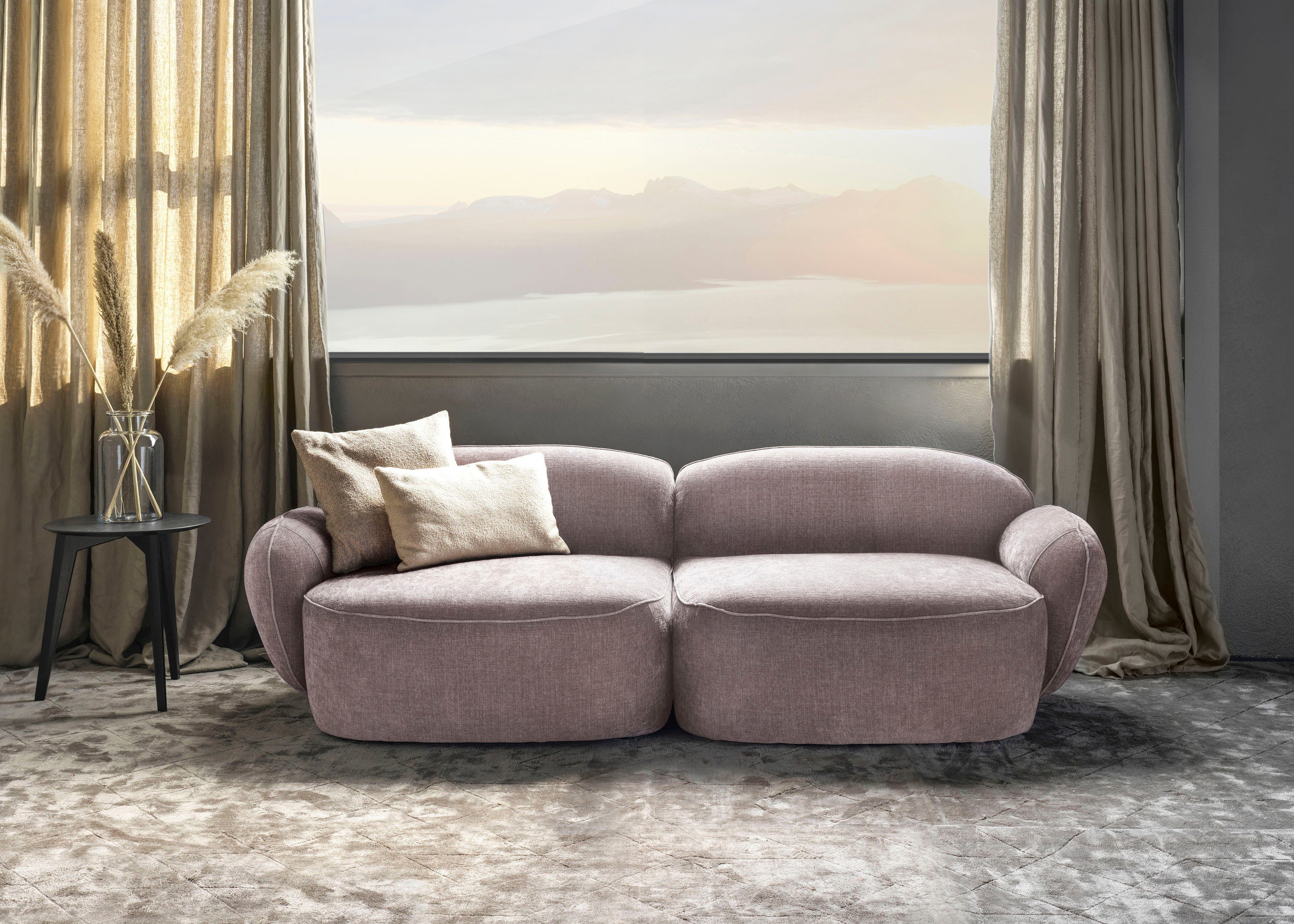 Design komfortabel furninova 2,5-Sitzer Memoryschaum, Bubble, skandinavischen durch im