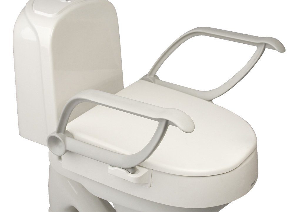 ETAC Toiletten-Stuhl Etac Cloo Toilettensitzerhöhung mit Armlehnen – Bild 3 von 4