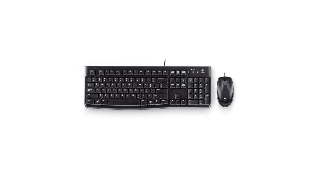 Logitech Logitech Desktop MK120, Desktop-Set Tastatur- und Maus-Set