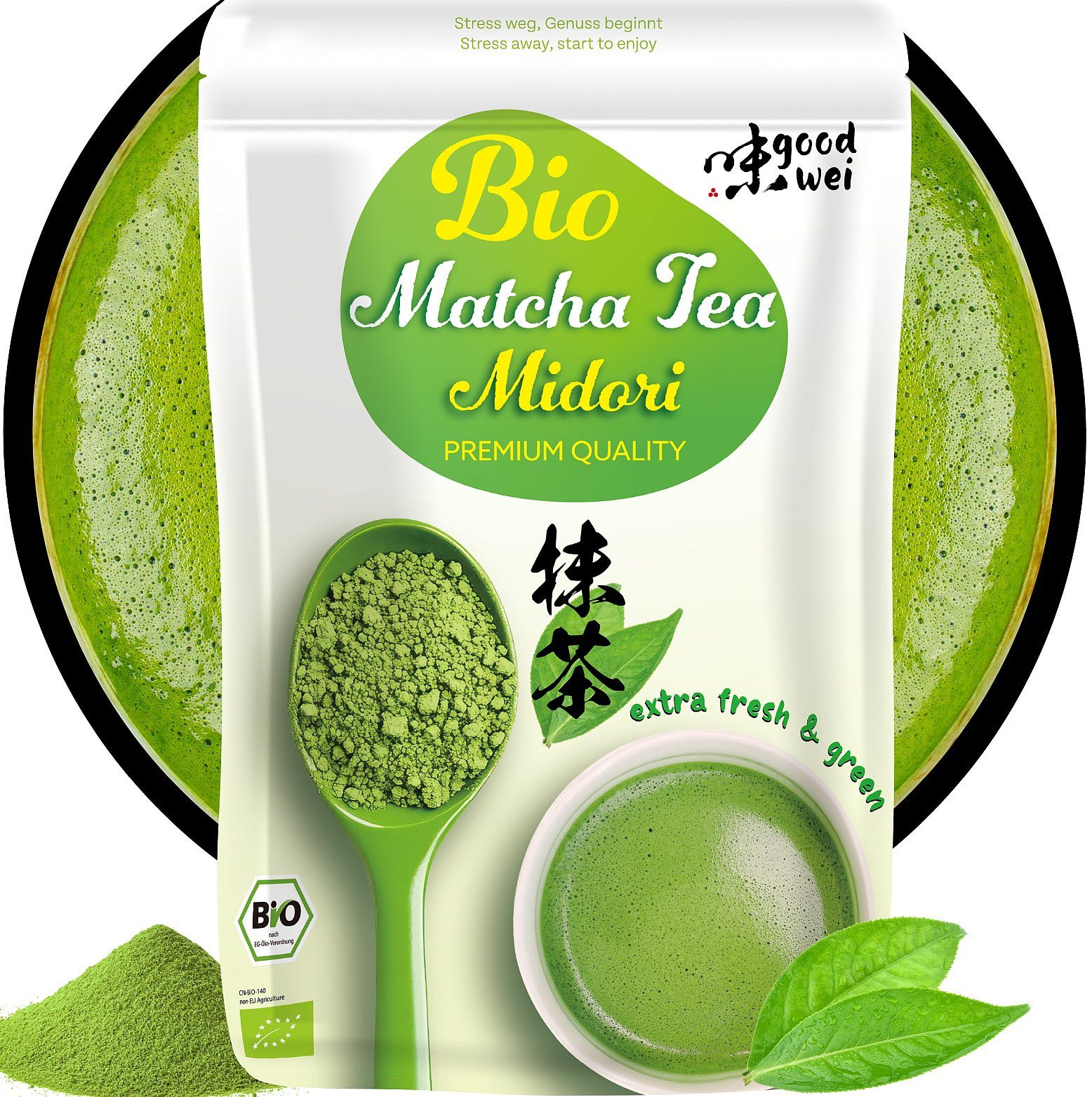 Goodwei Tee Bio Matcha Premium "Midori 100g, 1 x 100 g