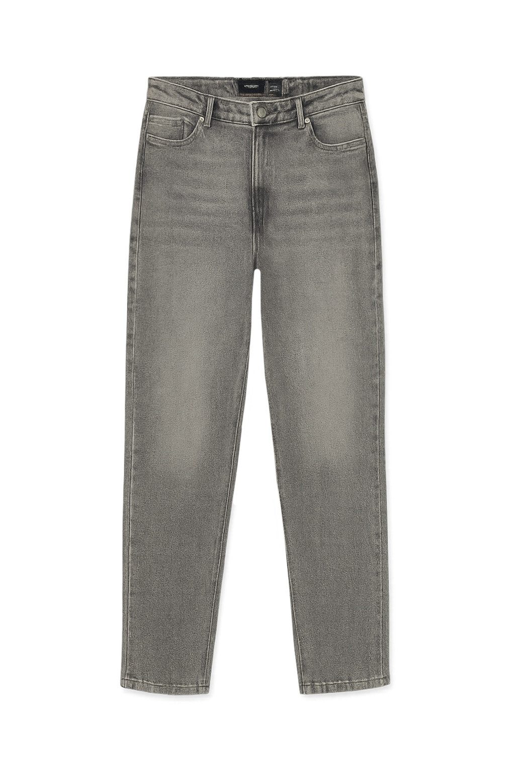 Vero Moda Mom-Jeans VMNICKIE HR MOM JEANS BLACK MIX NOOS Baumwollmischung, high waist, loose fit