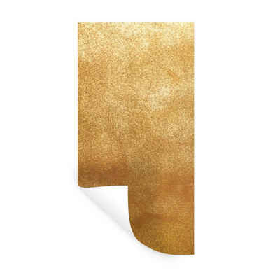 MuchoWow Wandsticker Eisen - Rost - Gold - Metall - Luxus (1 St), Wanddeko, Aufkleber für die Schlafzimmer, Wohnzimmer, Wandtattoo