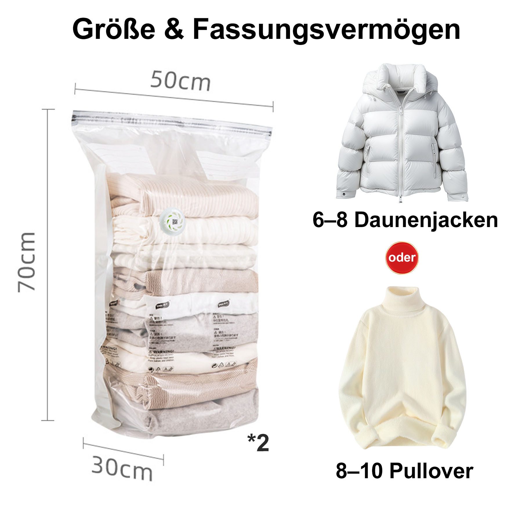 Mutig Aufbewahrungstasche 4 Pack Würfel Vakuumbeutel, (Max: 80x100x38 cm),Schrankorganisation (für Bettdecken, Decken, Bettwäsche,Platz sparen vakuum kleiderbeutel, 4 Pack Extra große vakuumbeutel Kompatibel mit Staubsauger), Wiederverwendbar und luftdicht-wasser- und feuchtigkeitsabweisend