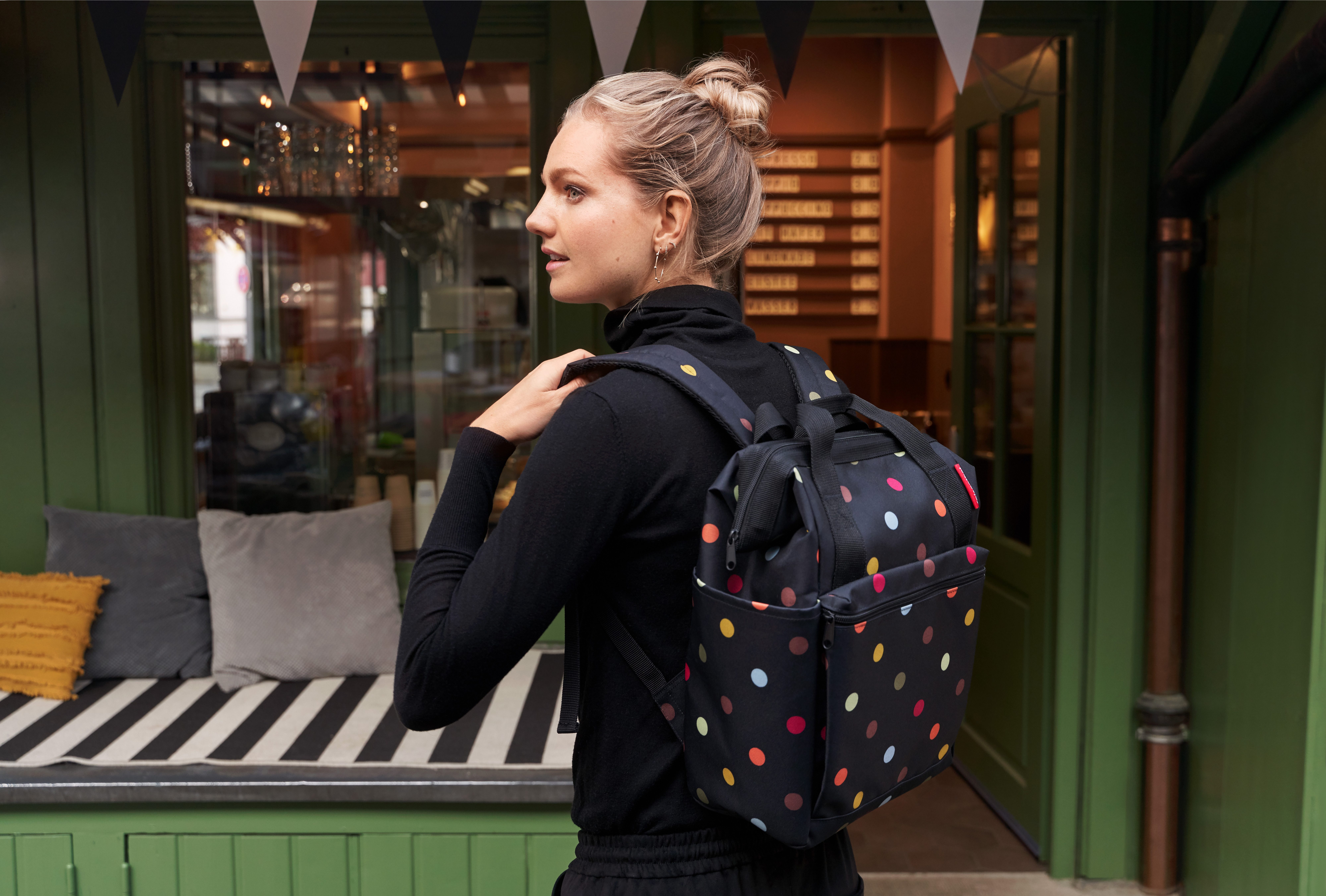 REISENTHEL® Rucksack reisenthel allrounder R (1-tlg), Stecklasche zur Befestigung an Reisetrolley-Griffen