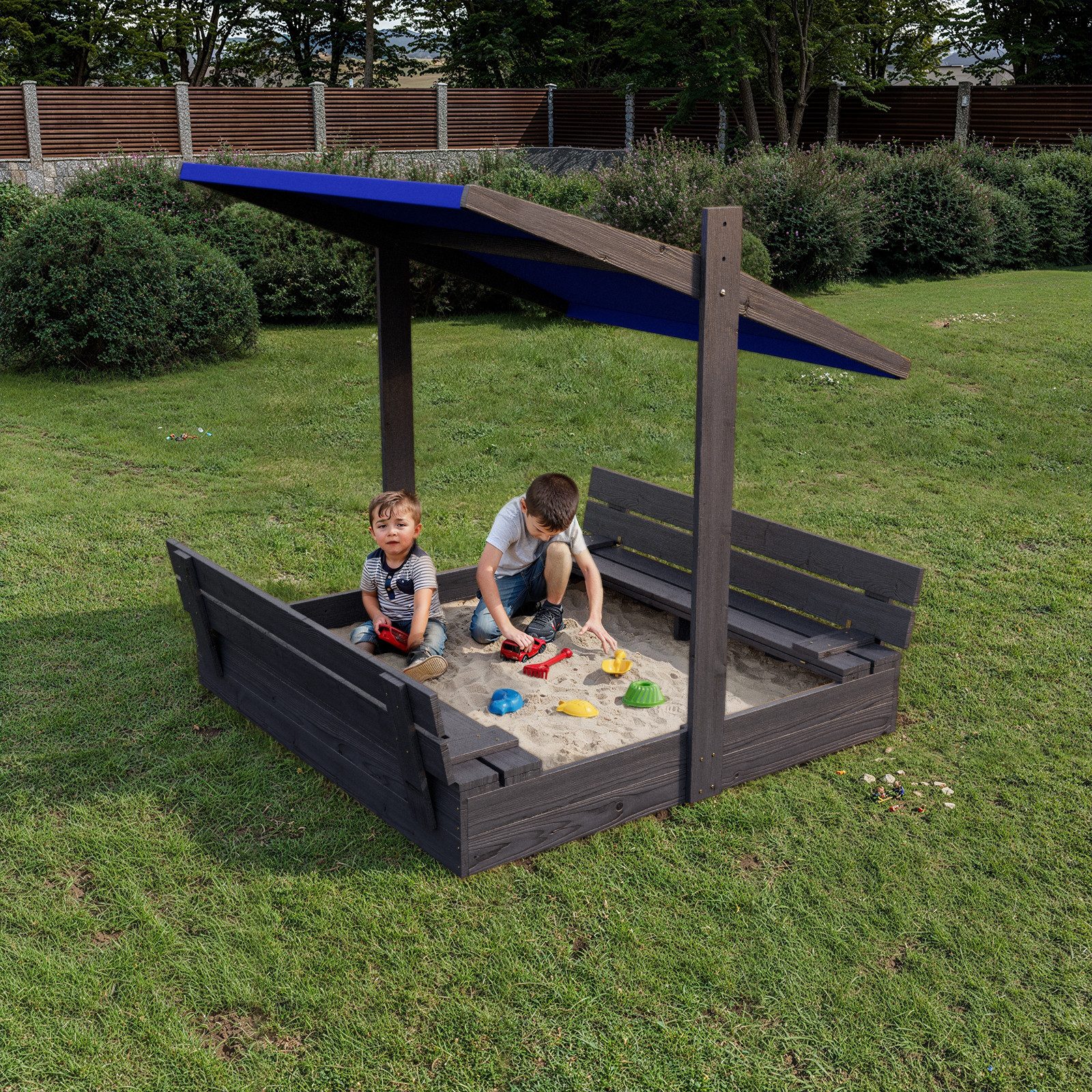 QLS Sandkasten aus Holz 120 cm günstig online kaufen