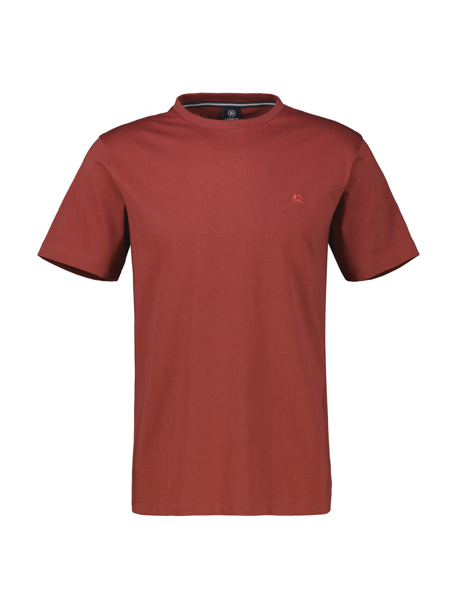 LERROS Kurzarmshirt mit Logostickerei auf der günstig online kaufen