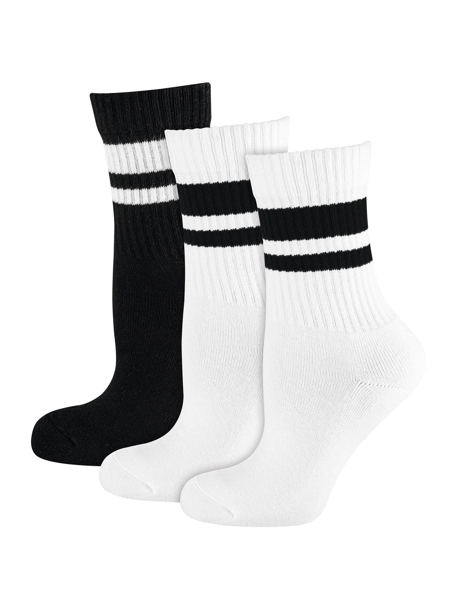 Nur Die Sportsocken Frotteesohle (3-Paar) Laufsocken, Trainingssocken, Fitnesssocken
