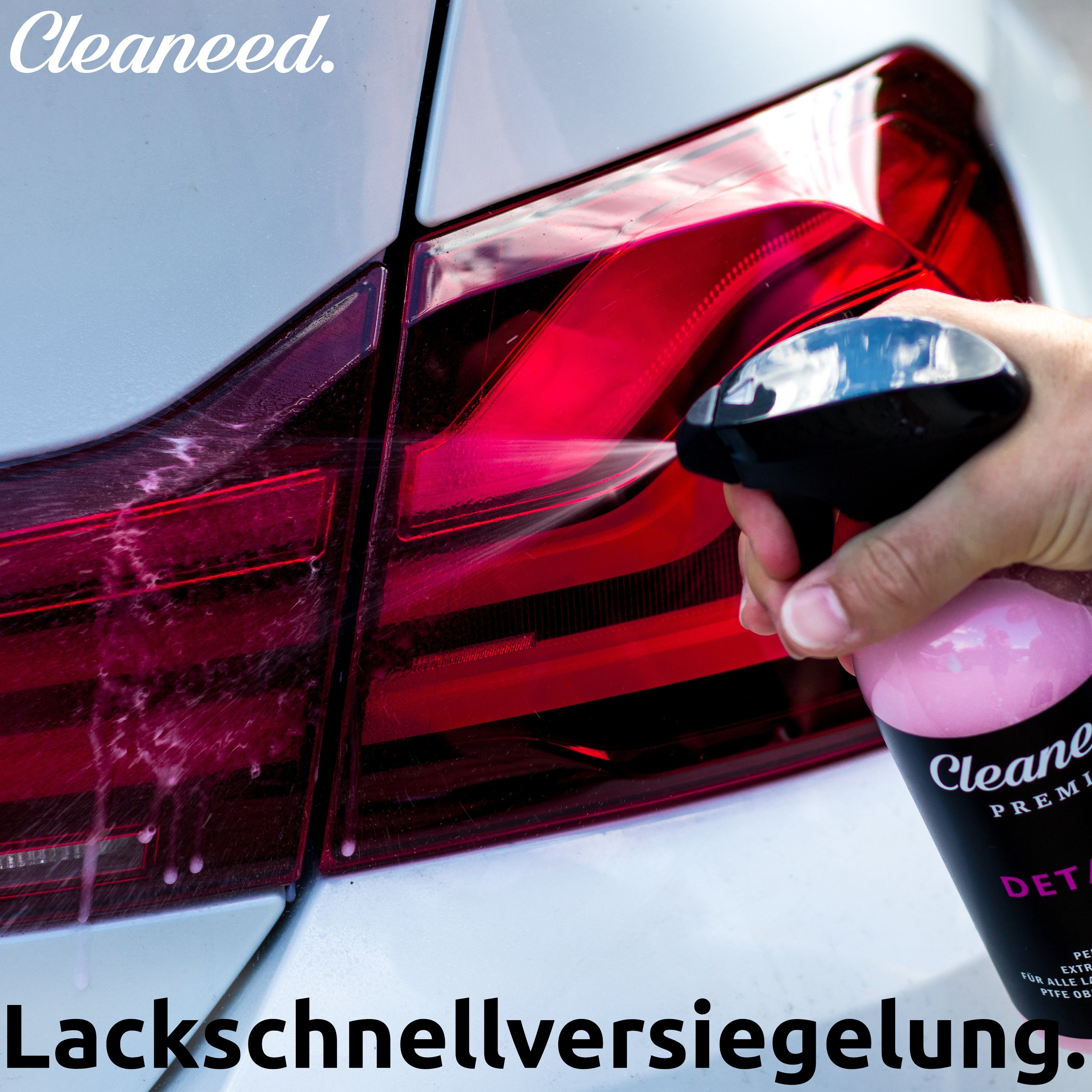 Wax starkem Wachs Glanz Detailer Lackschnellversiegelung Premium Cleaneed in zur und Carnauba extra Trockenwäsche (Made Sprühwachs - Germany), mit