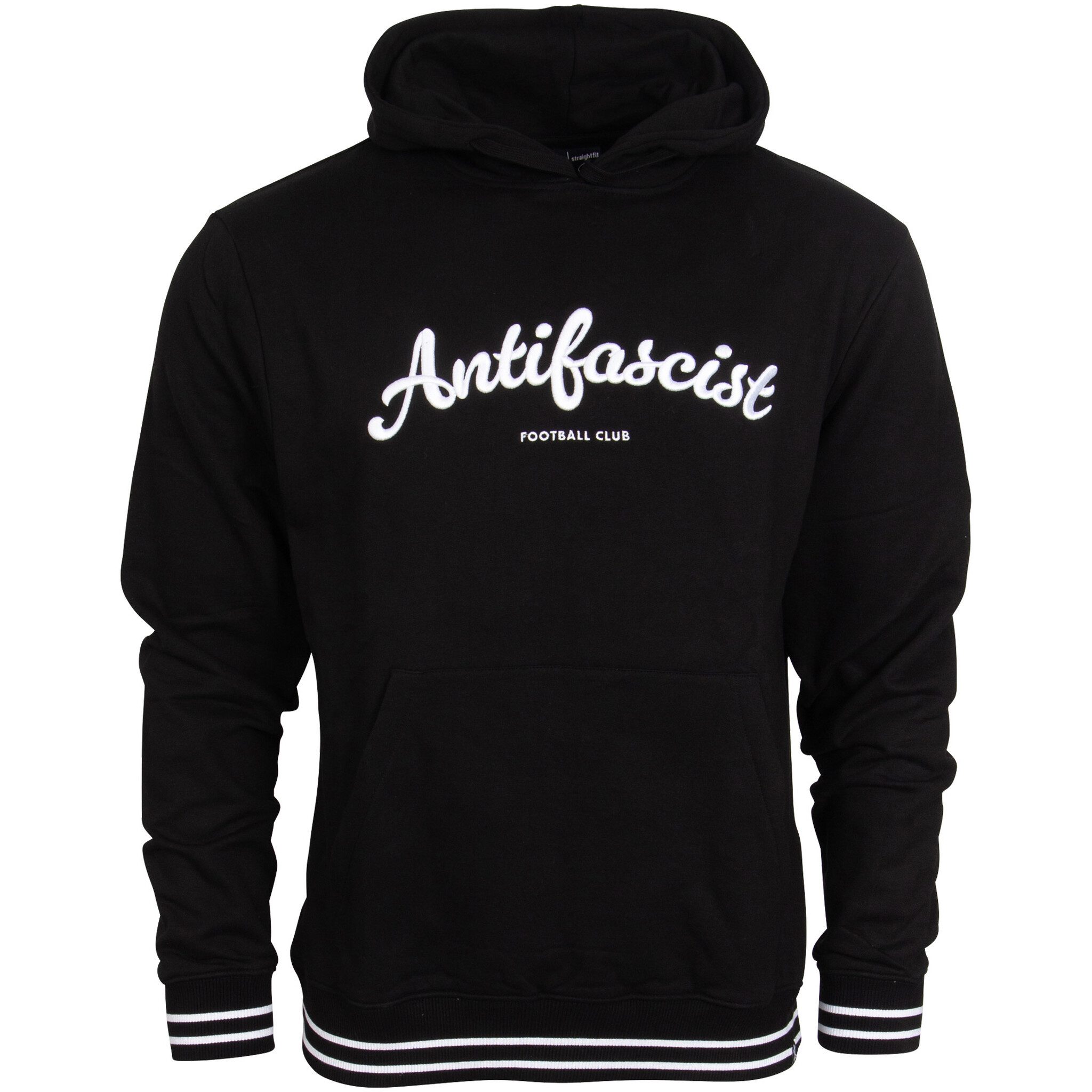 Kapuzenpullover FC St. Pauli - Kapuzenpullover "Antifascist Script" 3D Stick - schwarz