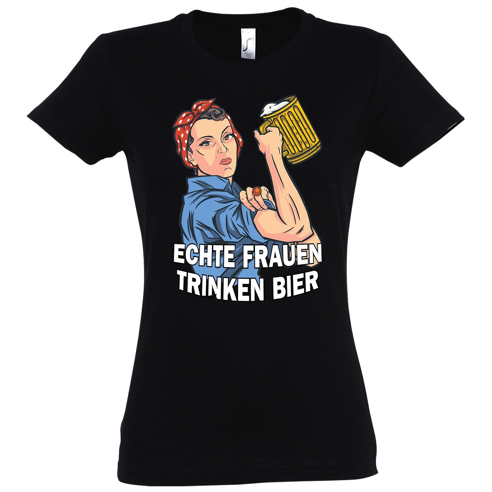 Youth Designz T-Shirt Echte Frauen Trinken günstig online kaufen