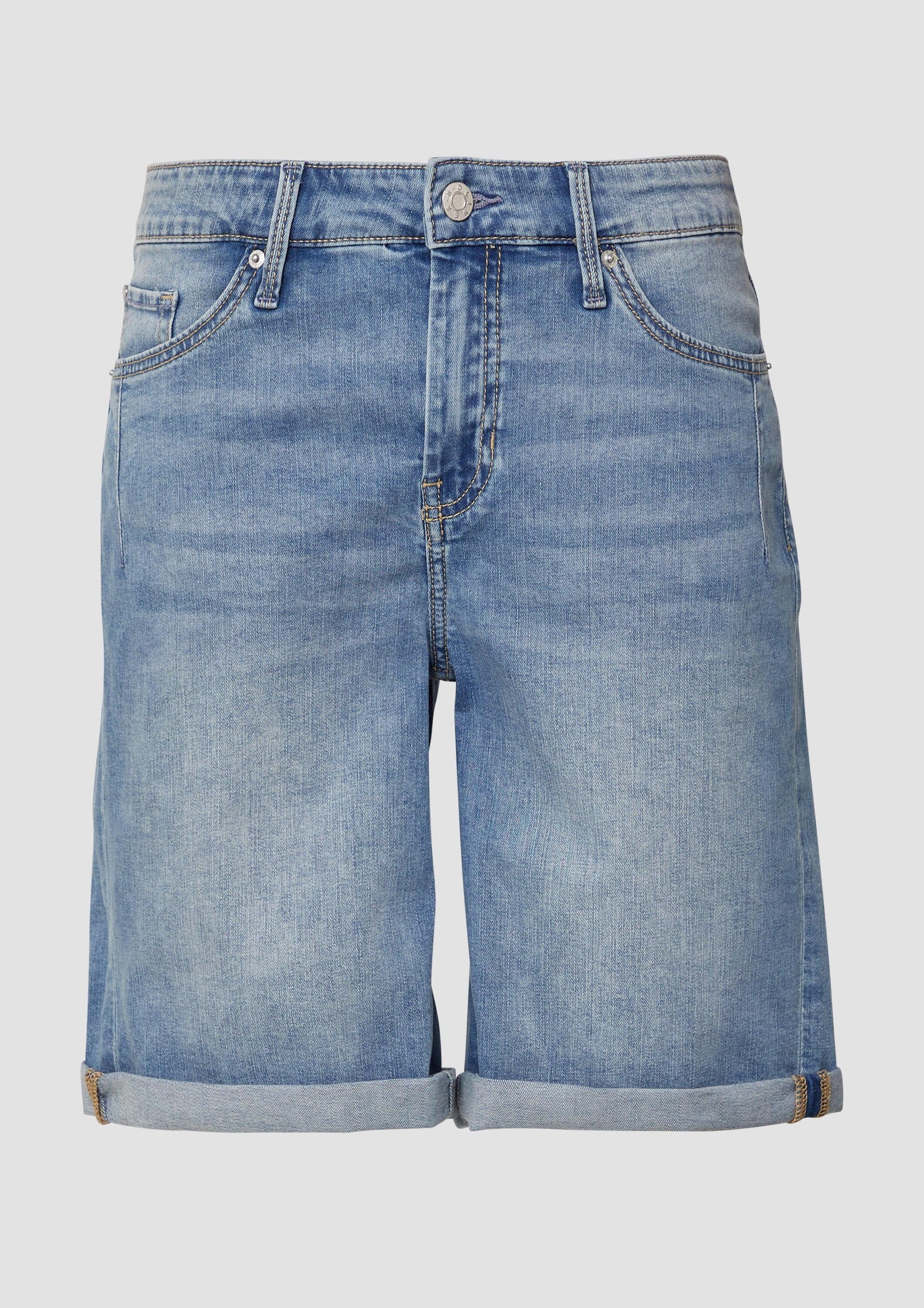 s.Oliver Jeansshorts Jeans-Hose KAROLIN Bermuda-Jeans Karolin / Regular Fit / Mid Rise / Turn-up
