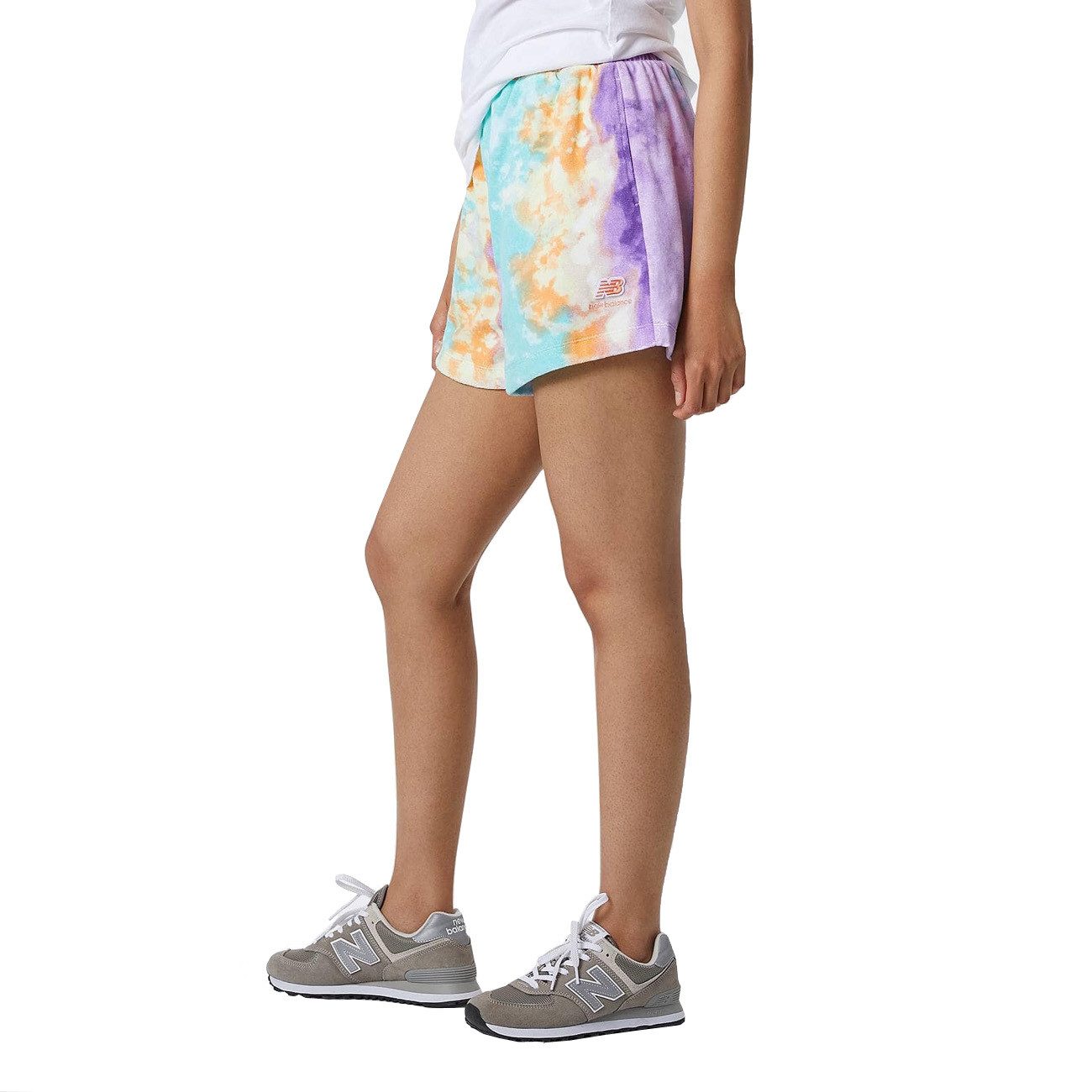 New Balance Shorts New Balance NB Essentials Endless Dayz Short Damen White Multicolor