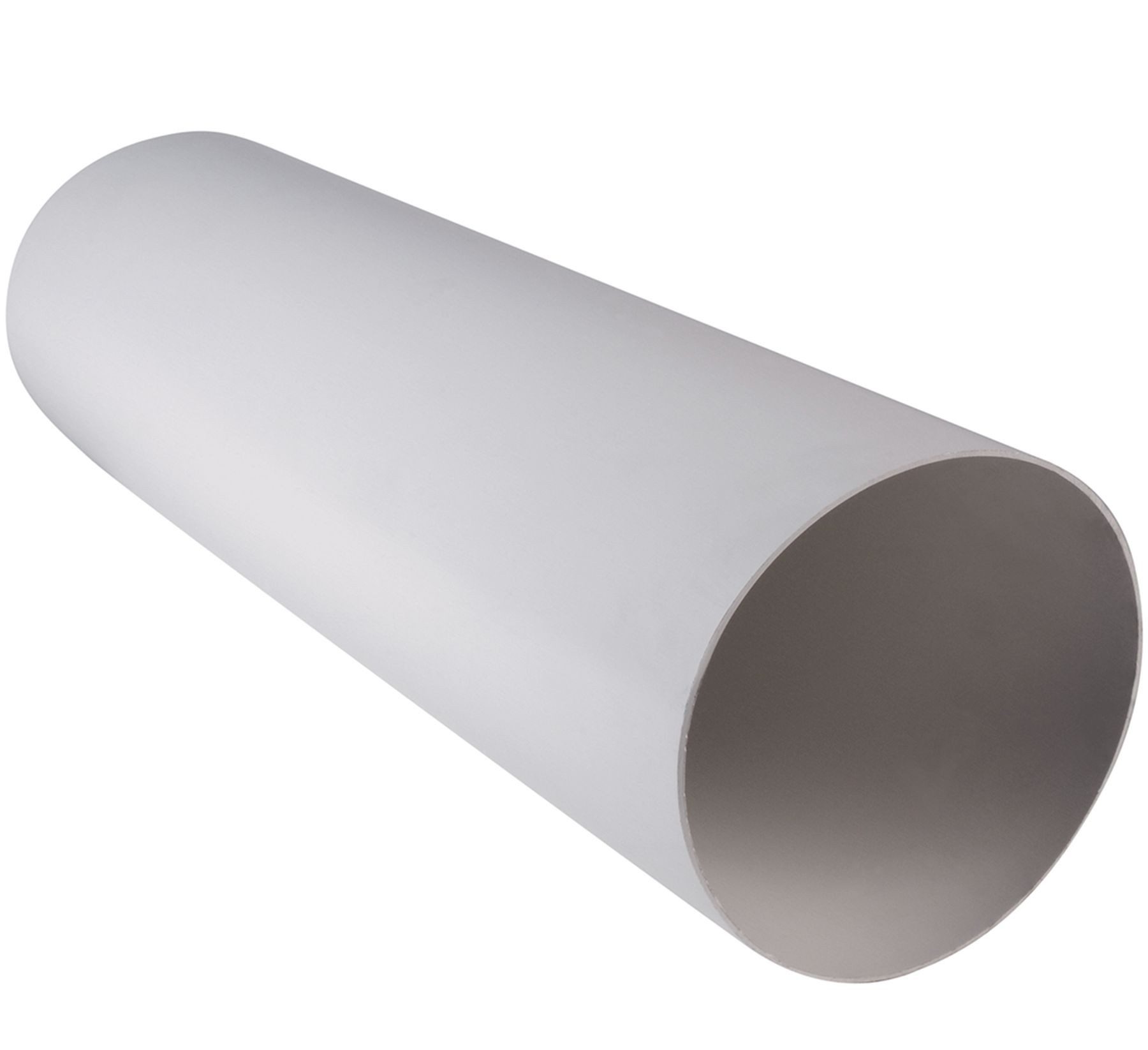 Wallair Montagezubehör Dunstabzugshaube Rundrohr Ø 125mm Lüftungsrohr 50 cm ohne Muffe Abluftrohr Abzug Küche (1 St)
