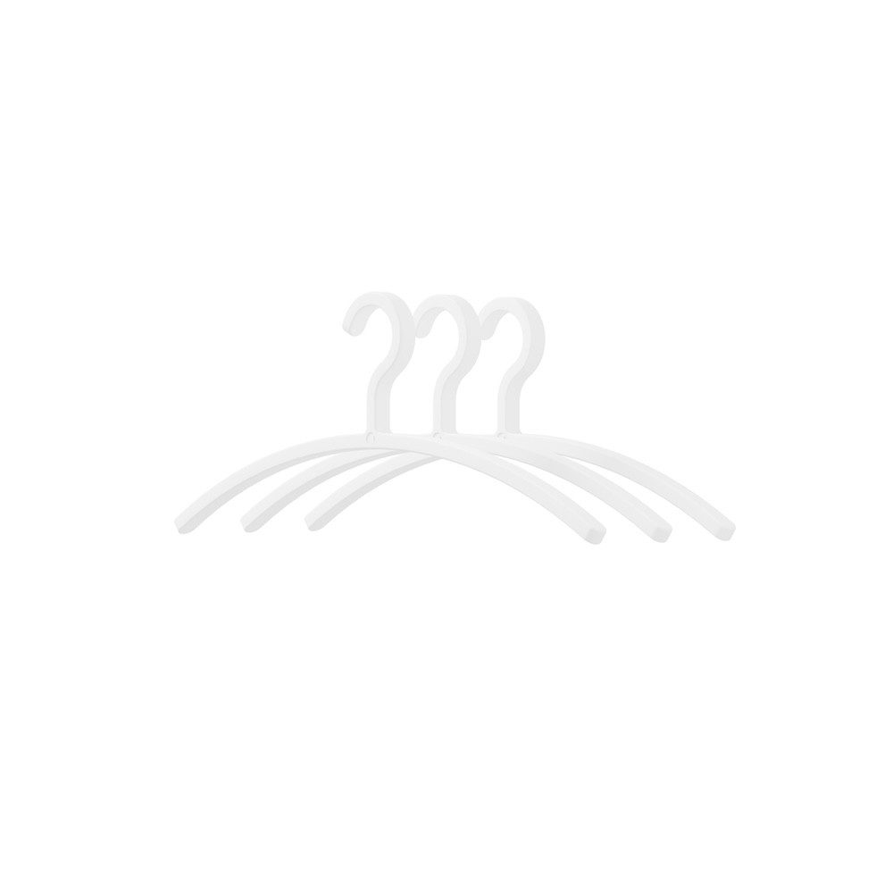 Metallbude Kleiderbügel FAY, (3-tlg), Garderobenhaken aus Kunststoff, platz günstig online kaufen