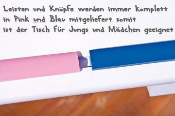 Inter Link Kinderschreibtisch Kinderschreibtisch BARU mit Rollcontainer SIMON und Stuhl Bonnie blau