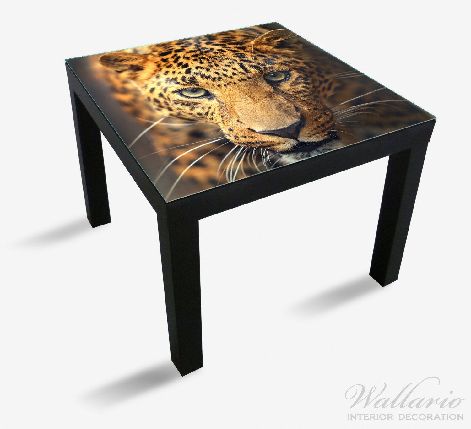 Lack (1 für in Ikea Tischplatte Laufen Nahaufnahme Tisch Leopard Wallario St), geeignet beim