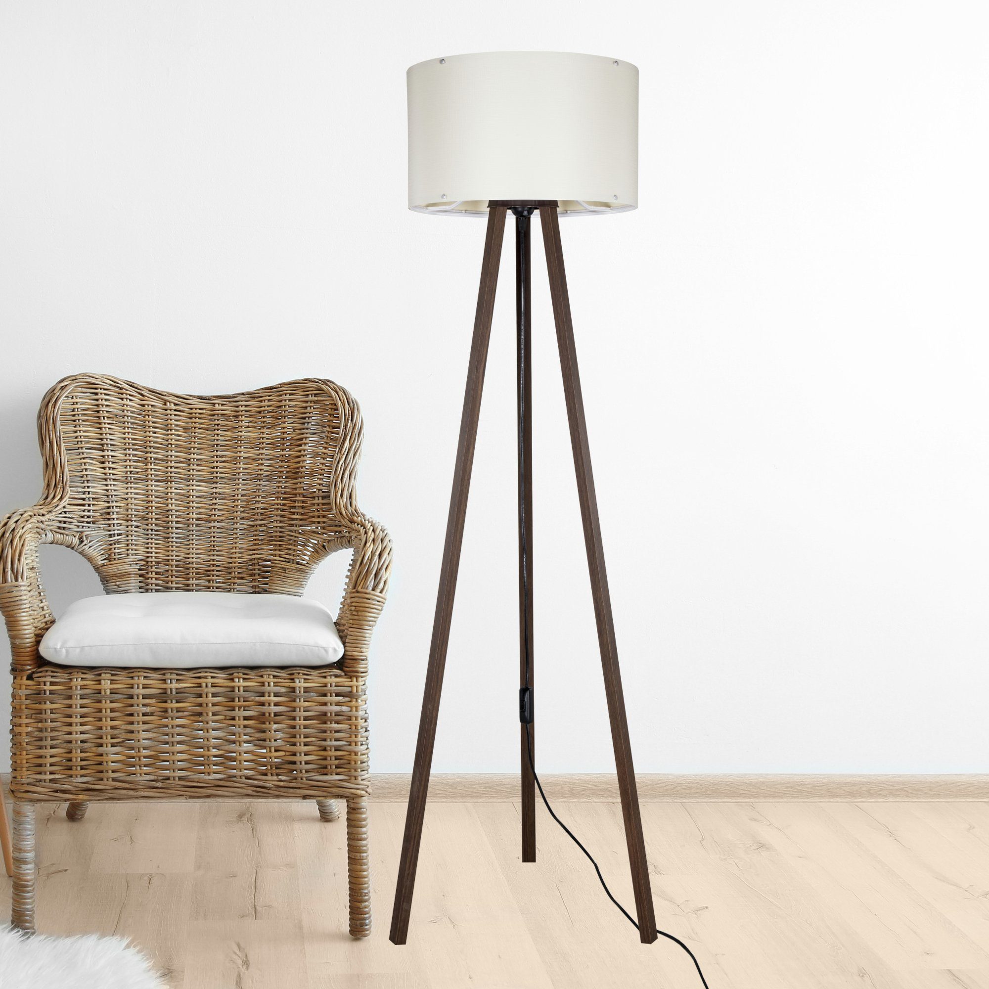 lux.pro Stehlampe, ohne Leuchtmittel, »Keynes« Standleuchte E27 mit Lampens günstig online kaufen