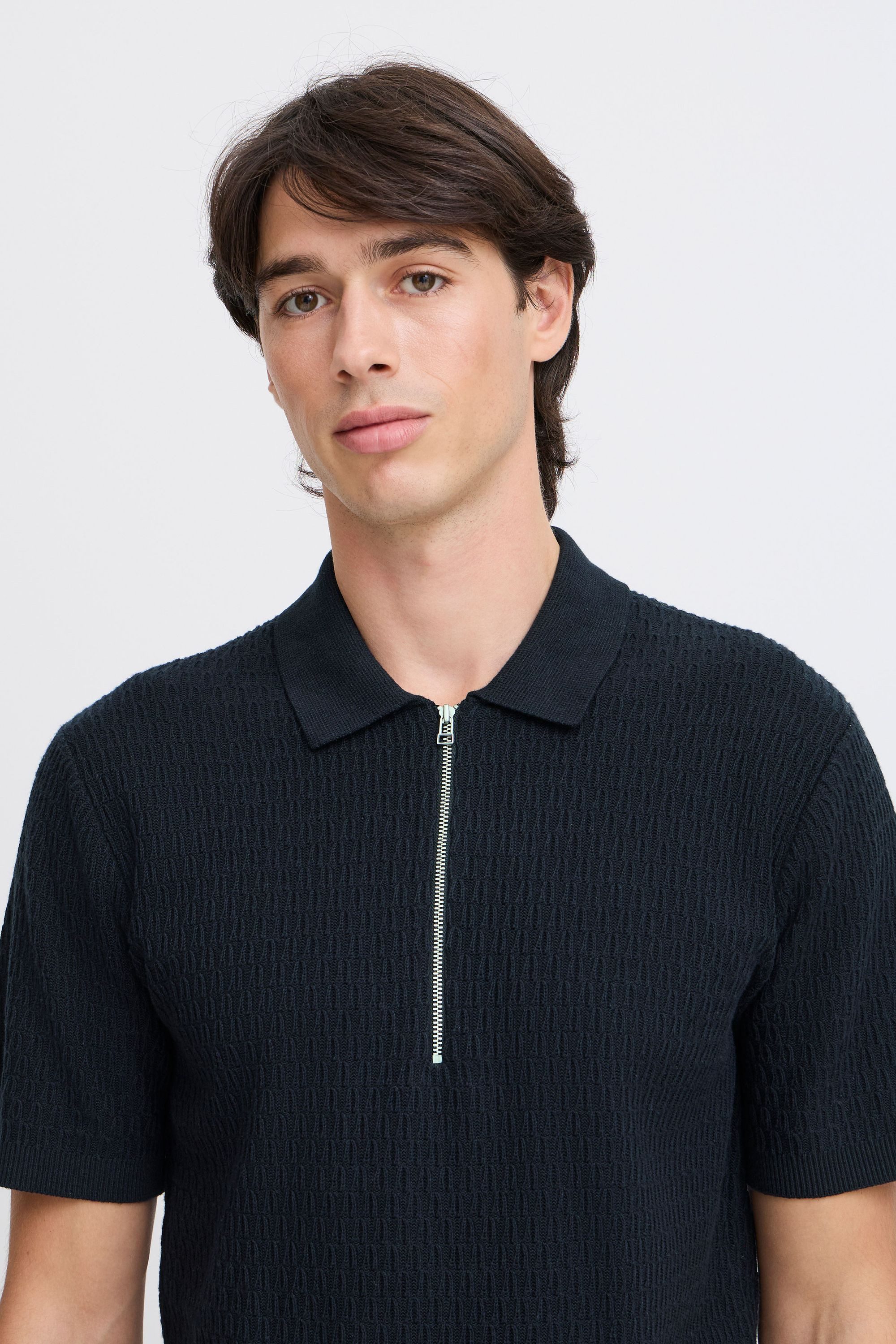 Casual Friday Poloshirt CFJoe Schickes Polohemd mit Reißverschluss