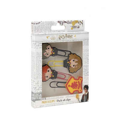 Harry Potter Büroklammer Harry Potter Clips große Büroklammern Geschenk (4er Set)
