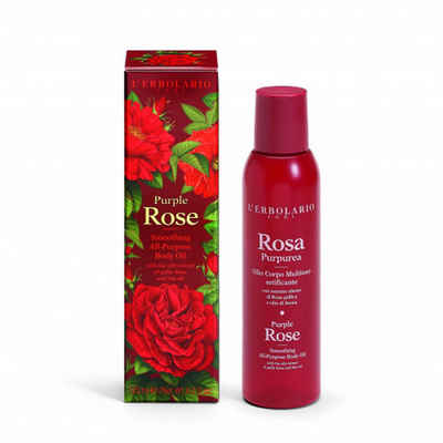 L´ERBOLARIO Körperöl ROSA PURPUREA - Purpur Rose Körperöl für seidige Haut 125ml, 1-tlg.