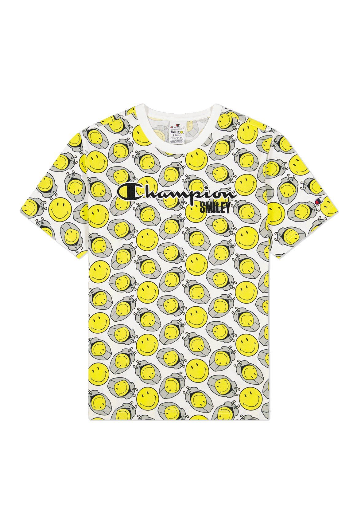 ALLOVER Herren Champion Champion T-Shirt Weiß 218223 WHT WL001 T-Shirt