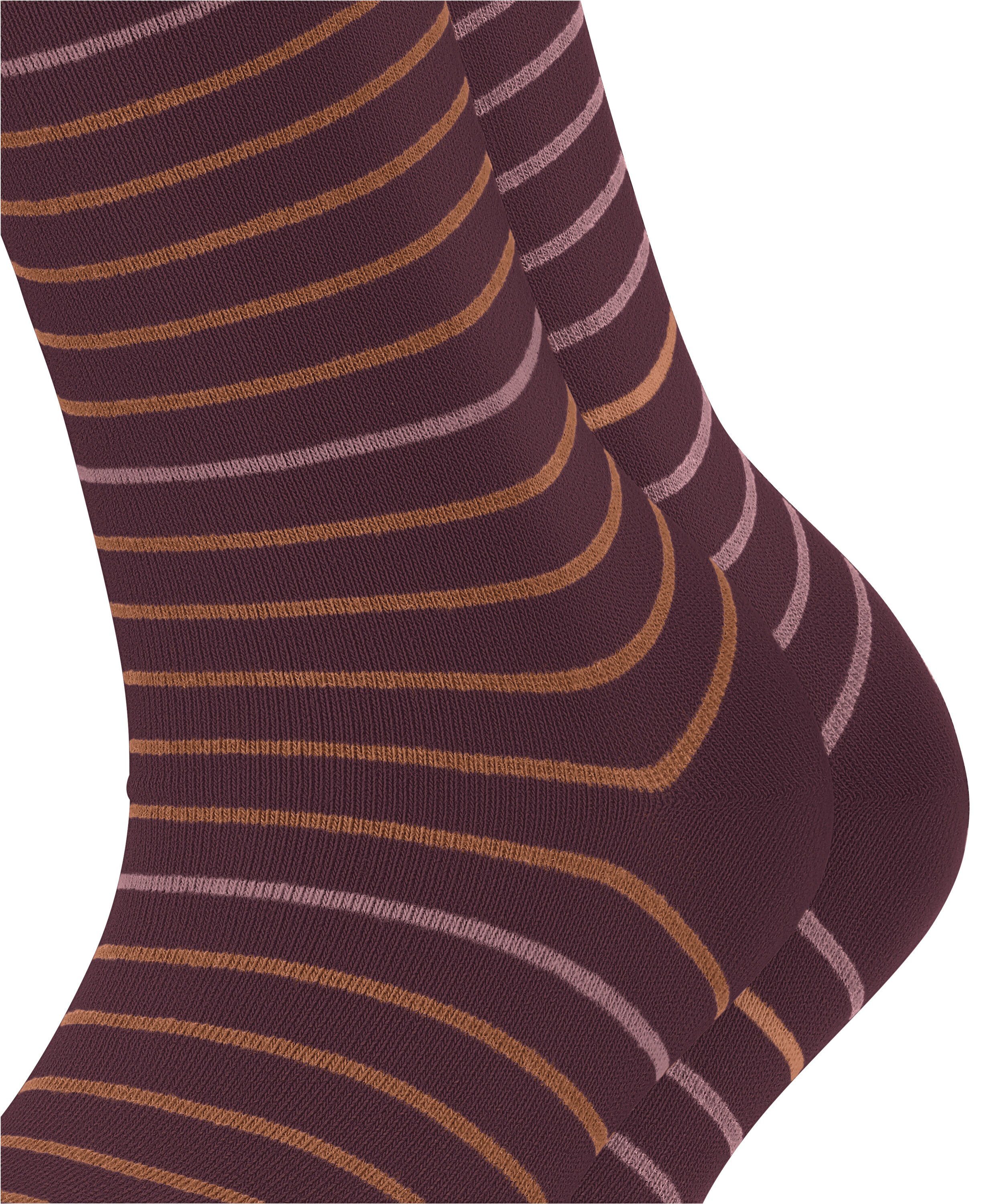 (8375) claret Socken Esprit (2-Paar) Fine Stripe 2-Pack