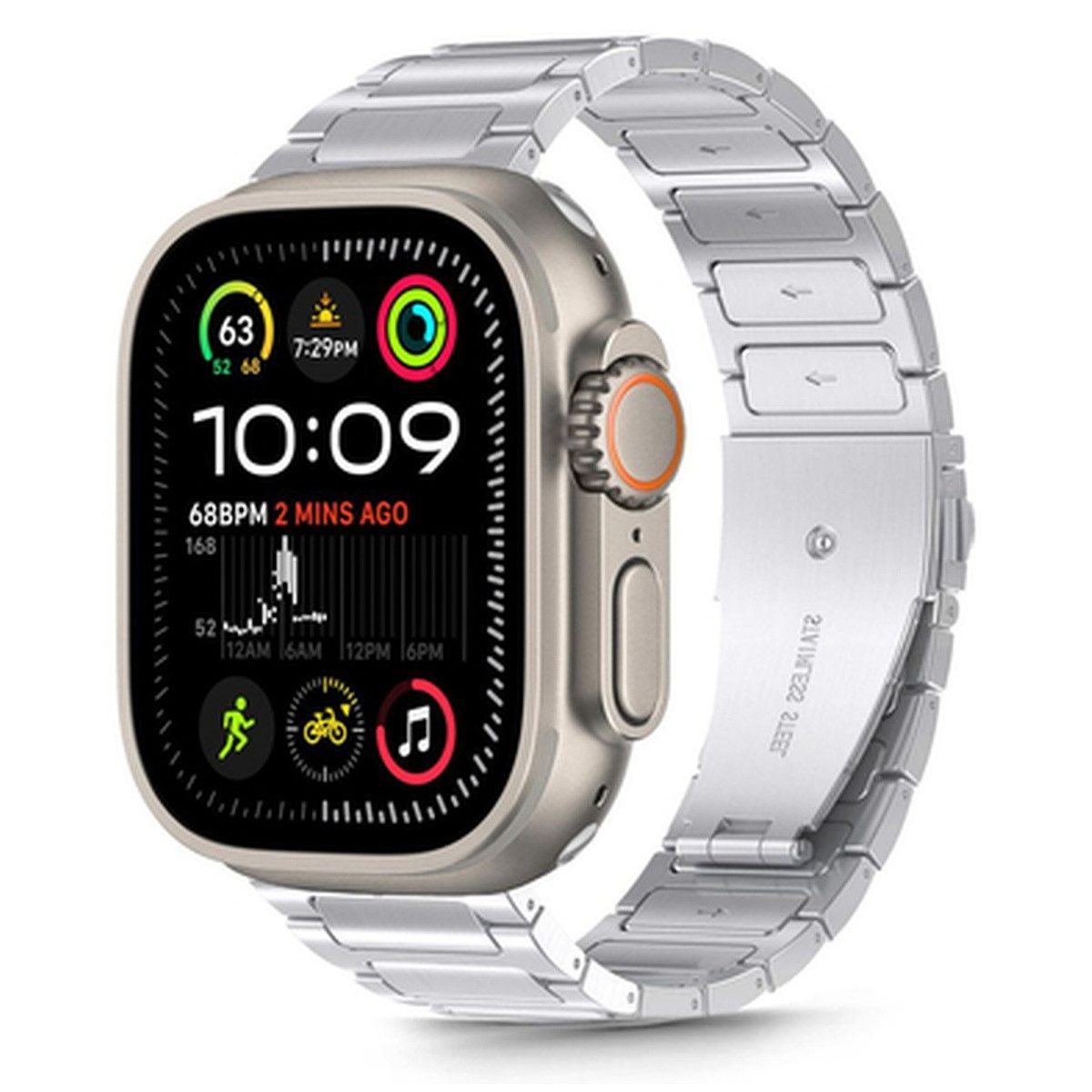TECH PROTECT Smartwatch-Armband Tech-Protect Edelstahlarmband für Apple Watch 4-10 SE Ultra 44-49mm