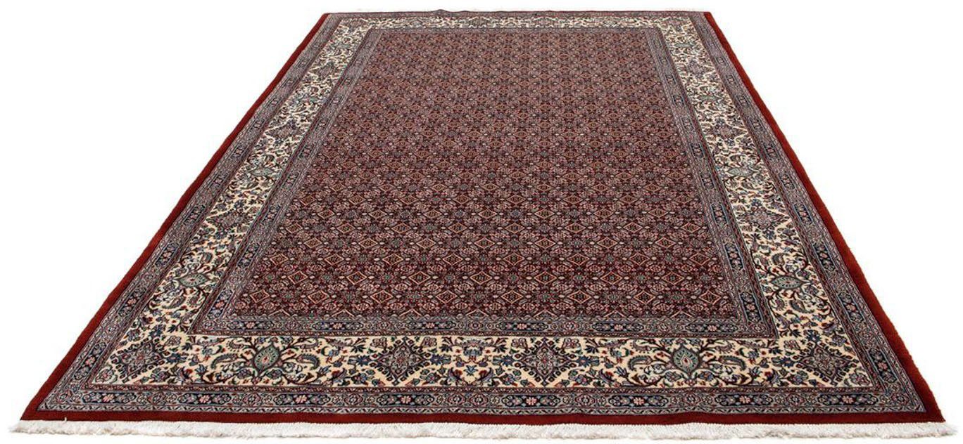 Wollteppich Moud Durchgemustert Rosso 300 x 199 cm, morgenland, rechteckig, Höhe: 10 mm, Unikat mit Zertifikat | Kurzflor-Teppiche