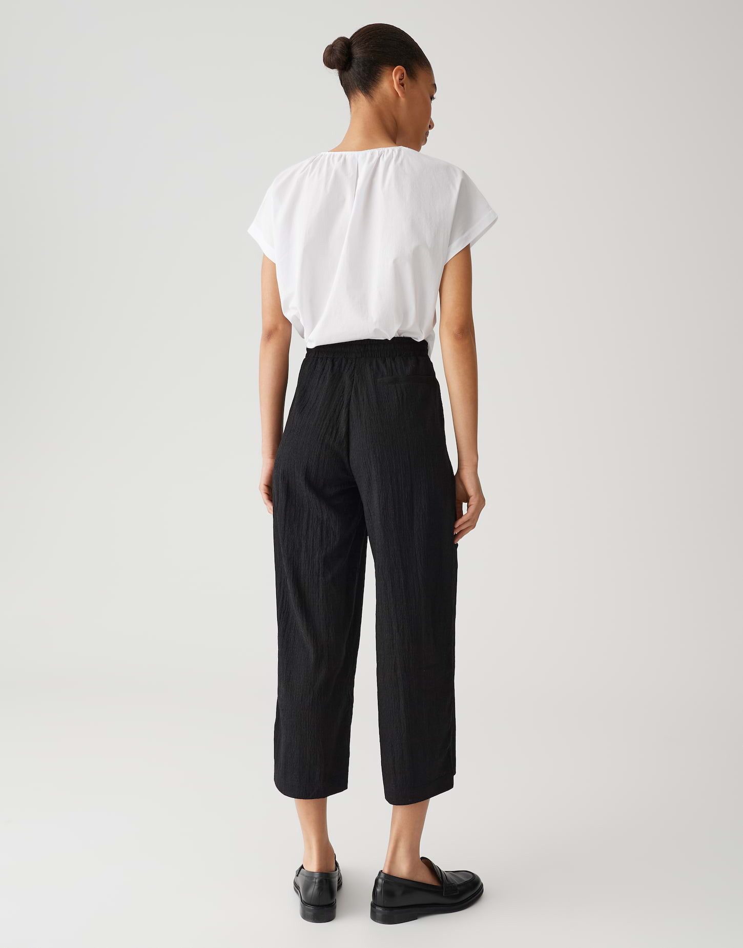 OPUS Culotte MILENI CRINKLE Wide mit Komfortbund