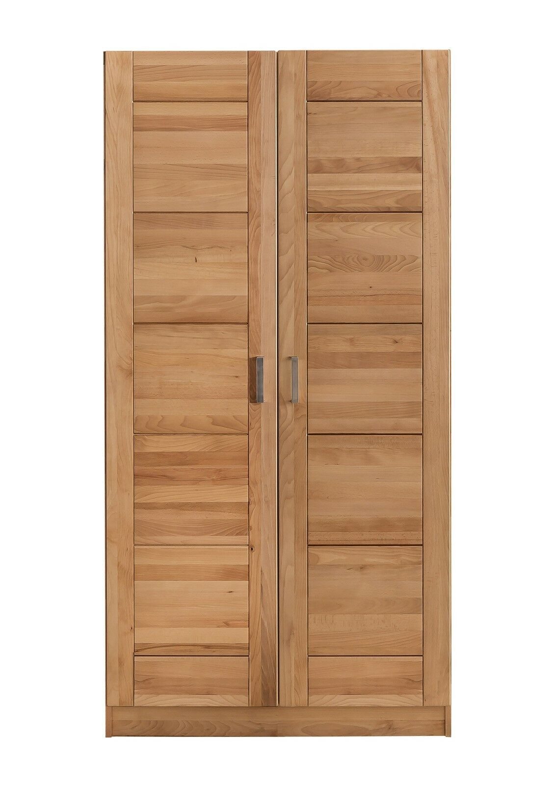 ELFO Kleiderschrank Kleiderschrank Pia Schrank Kernbuche Teilmassiv geölt 2türig B.102cm