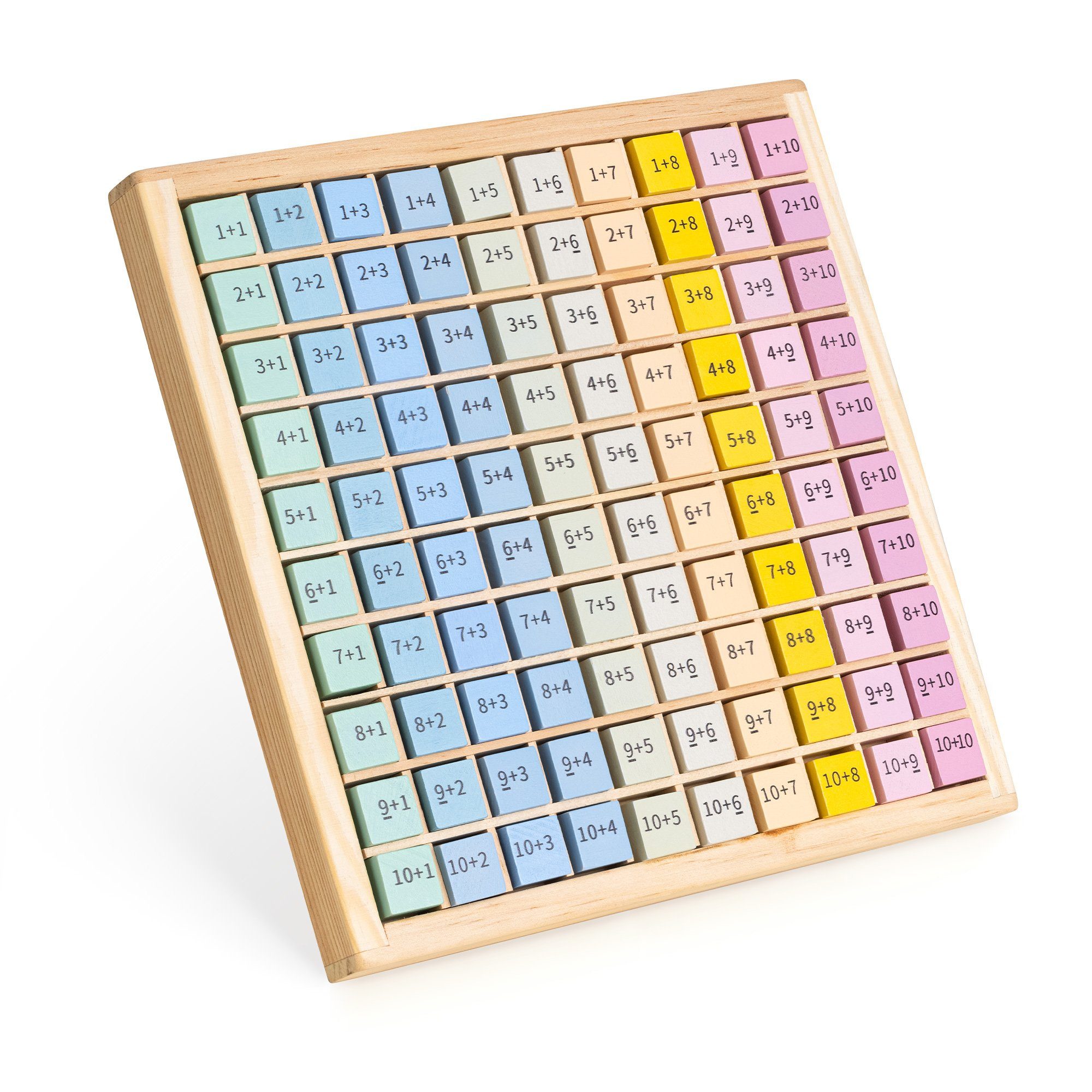Navaris Spieler Holzrechenbrett - Rechenspiel für Kinder ab 36 Monaten (1-tlg)