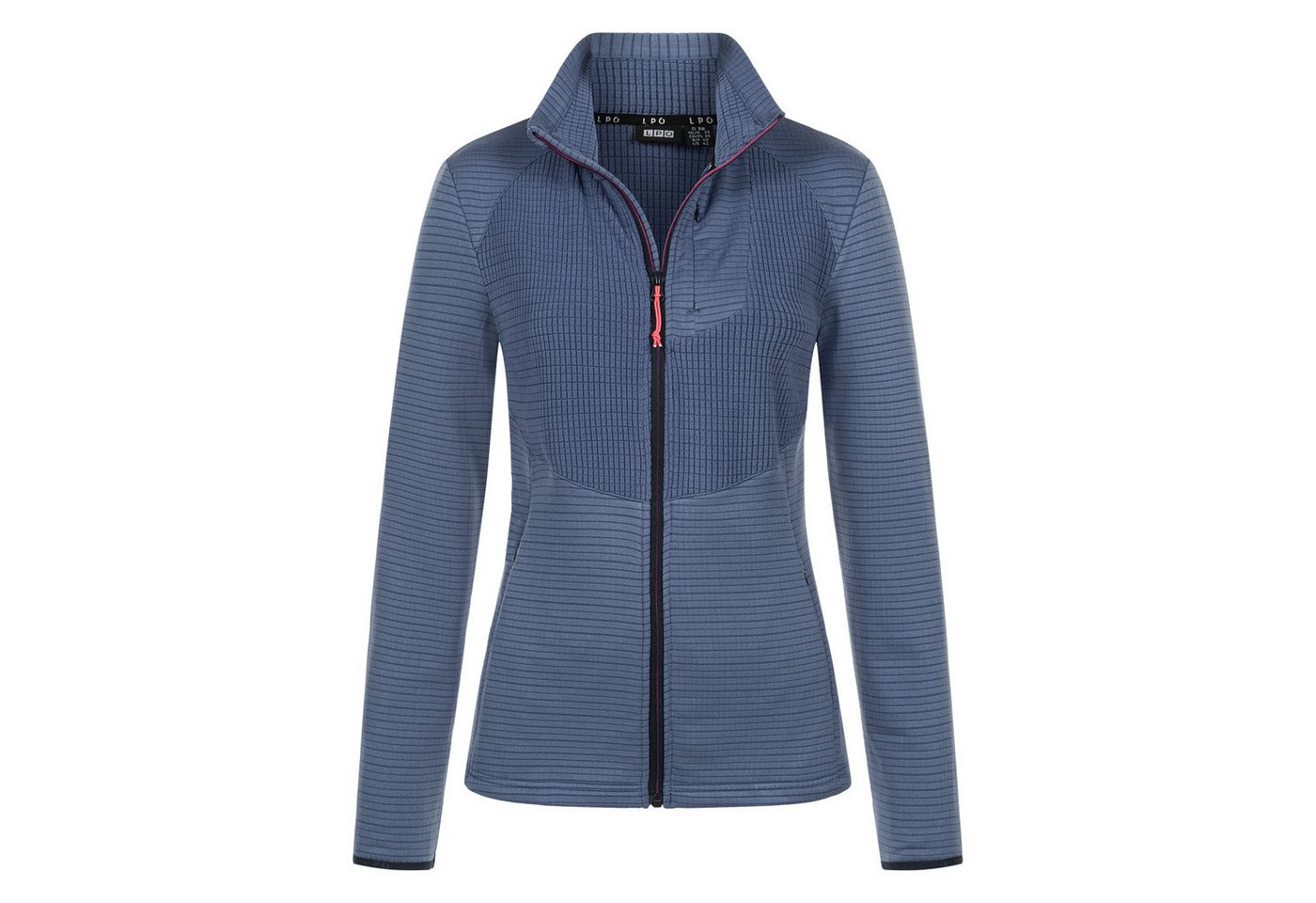 LPO Fleecejacke Da-Fleecejacke Perle Superweich, Gitterstruktur, Brusttasche
