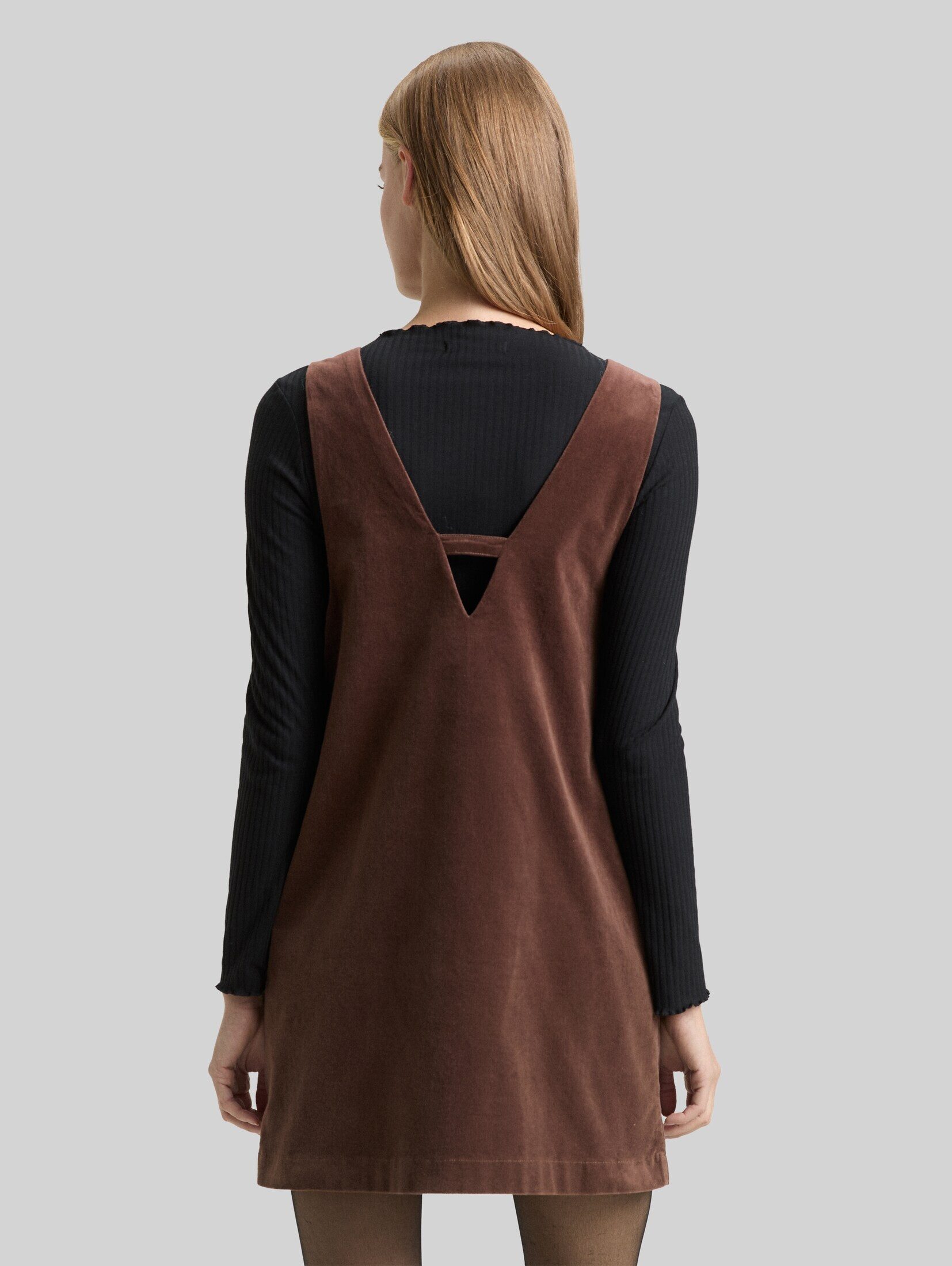 TOM TAILOR Denim Sommerkleid Kleider & Jumpsuits Mini-Kleid aus Samt