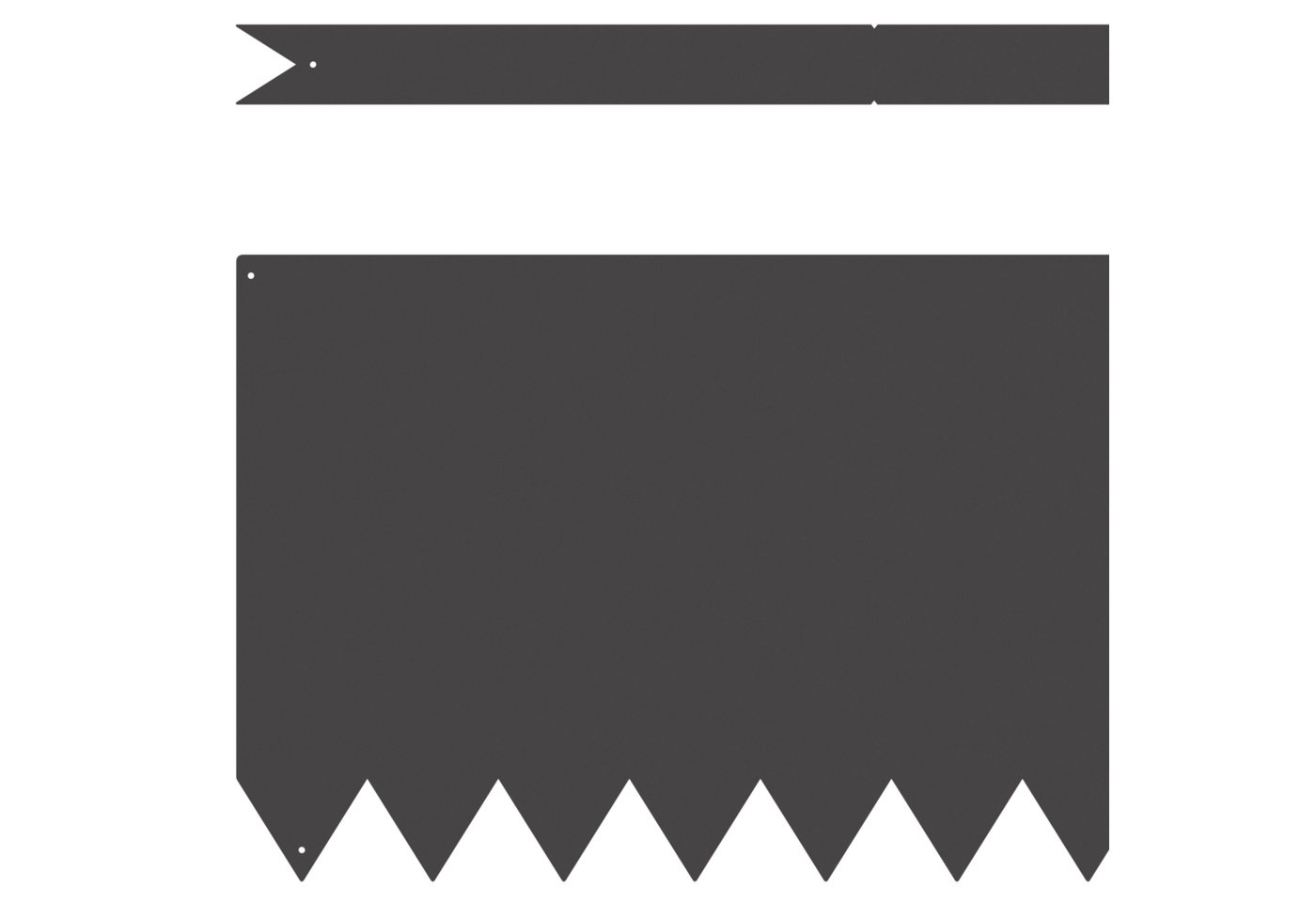 Thumbnail - vidaXL Beetumrandung Rasenkanten 20 Stk. Schwarz 100x0,5x30 cm Stahl