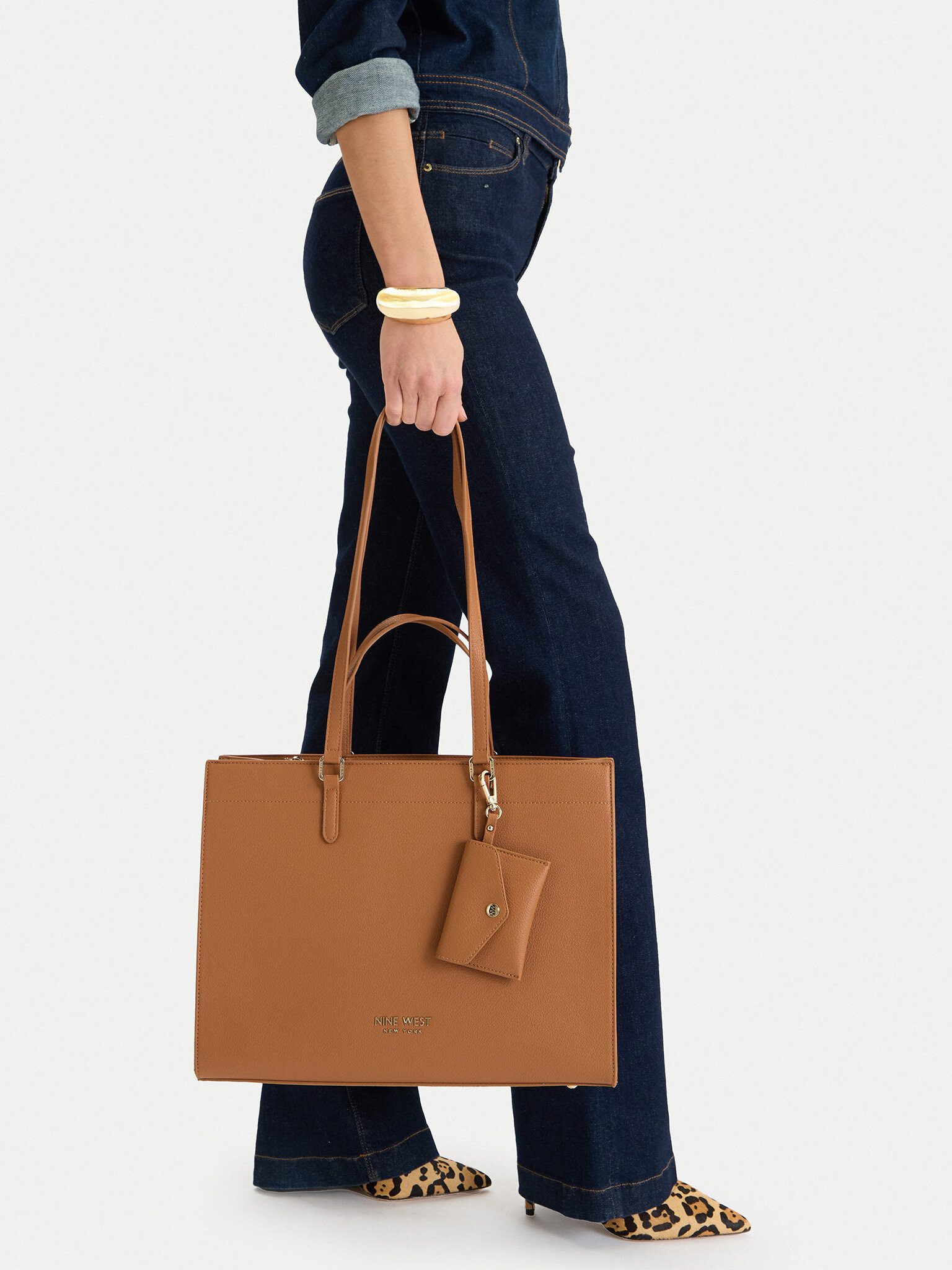 Nine West Handtasche Nine West Damenhandtasche Braun NINE WEST CEO-VELLOR-LDA8459 Camel