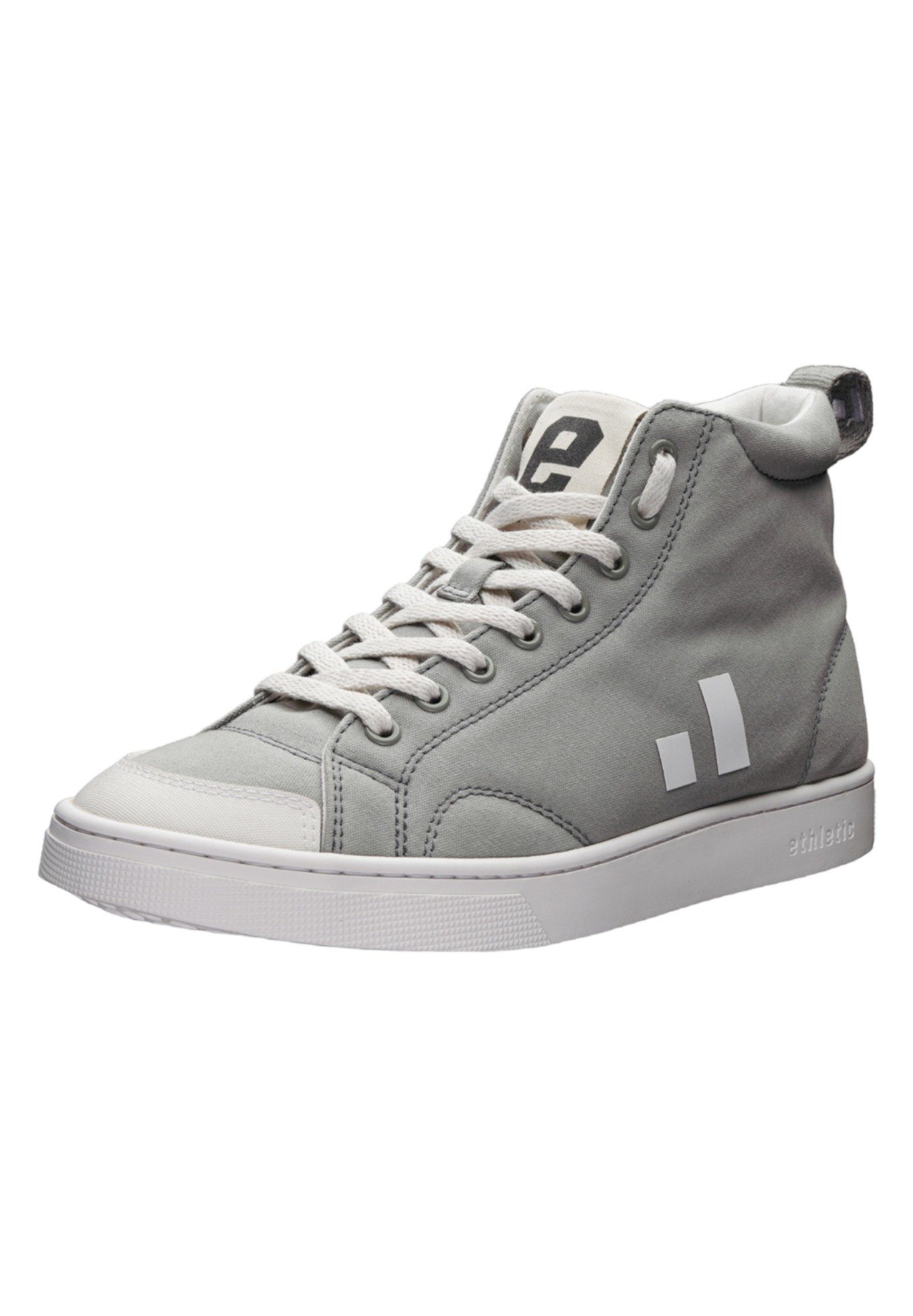 ETHLETIC Active Hi Cut Sneaker Fairtrade Produkt Shadow Grey - Just White