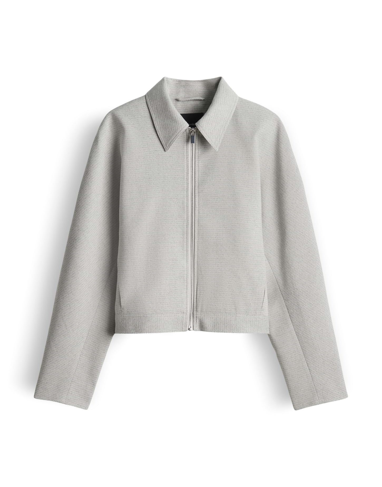 someday Jackenblazer Nayana Blouson aus Webware mit feiner Struktur Lockere Passform mit Falten-Detail und Nahttaschen
