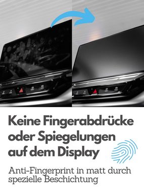 DISSKIN Disskin Displayschutzfolie für Volkswagen ID Buzz mit 12" Display für ID Buzz Entertainment System 12 Zoll, Displayschutzfolie, 1 Stück, Anti-Fingerabdruck-Beschichtung, Selbstheilend mit Wärme