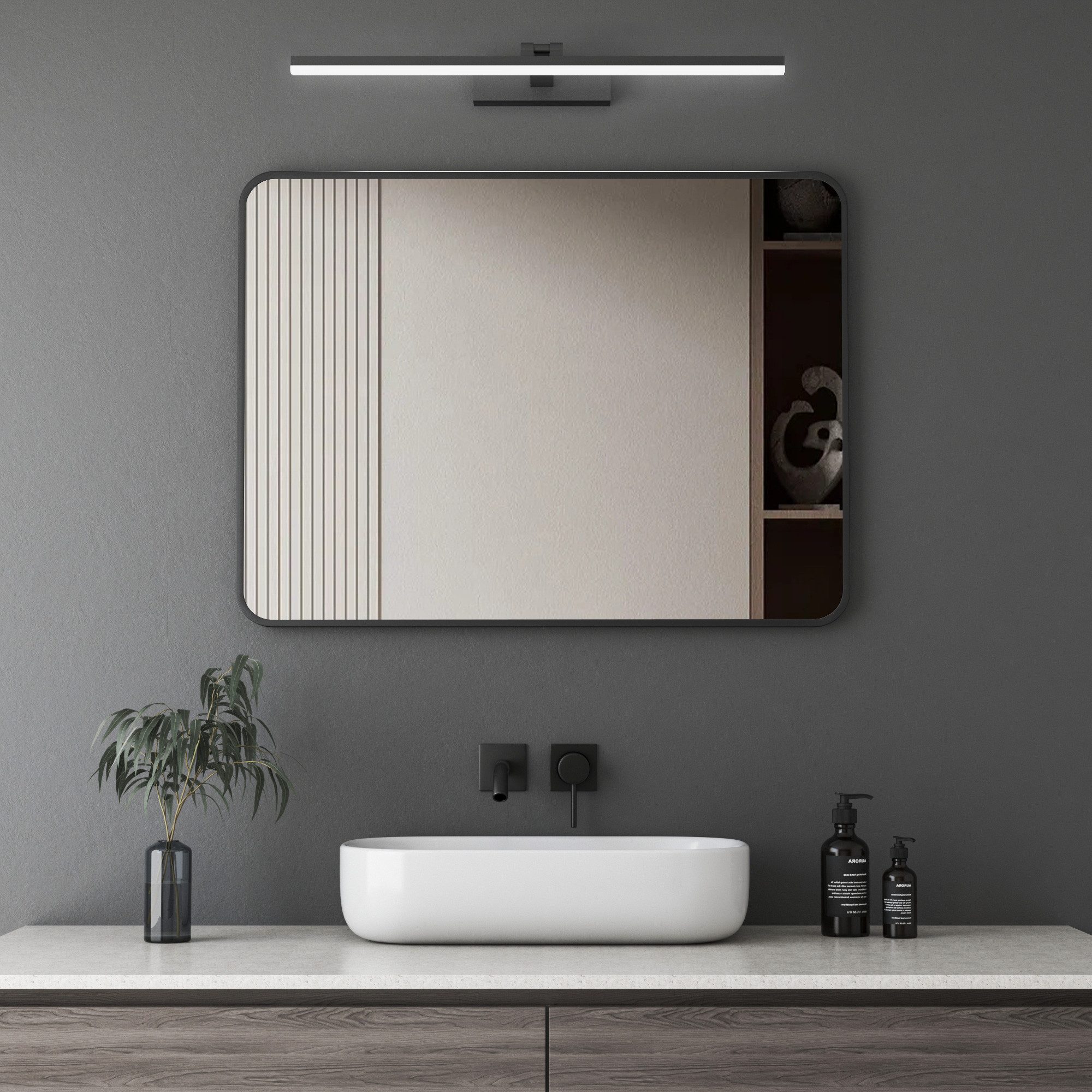 WDWRITTI Badspiegel Led mit Beleuchtung 80x60 günstig online kaufen