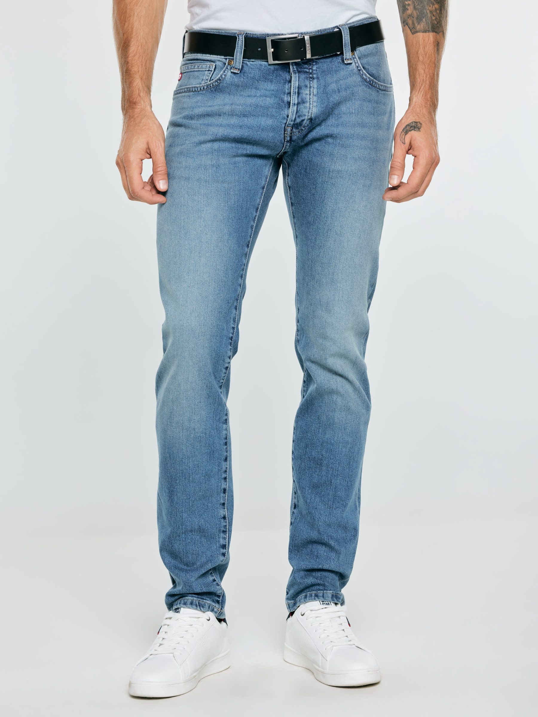 BIG STAR Straight-Jeans RONALD niedrige Leibhöhe