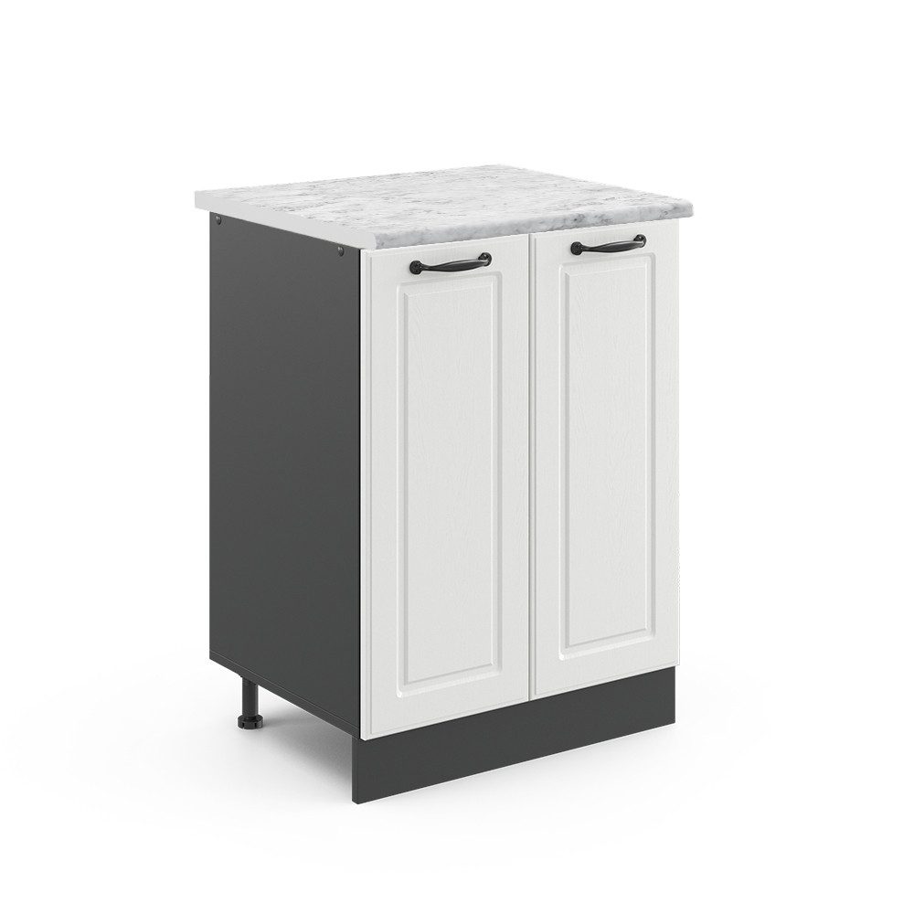 Vicco Unterschrank R-Line, Weiß Landhaus/Anthrazit, 60 günstig online kaufen