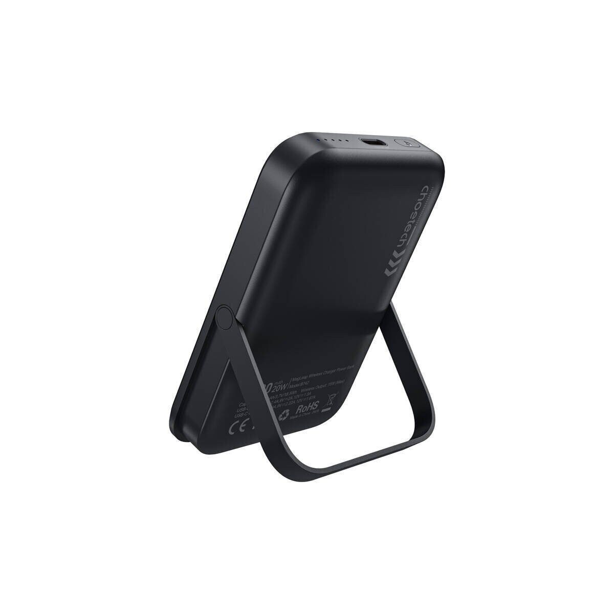 Choetech Choetech 10000mAh 20W PD magnetische Powerbank mit Ständer (schwarz) Powerbank 10000 mAh