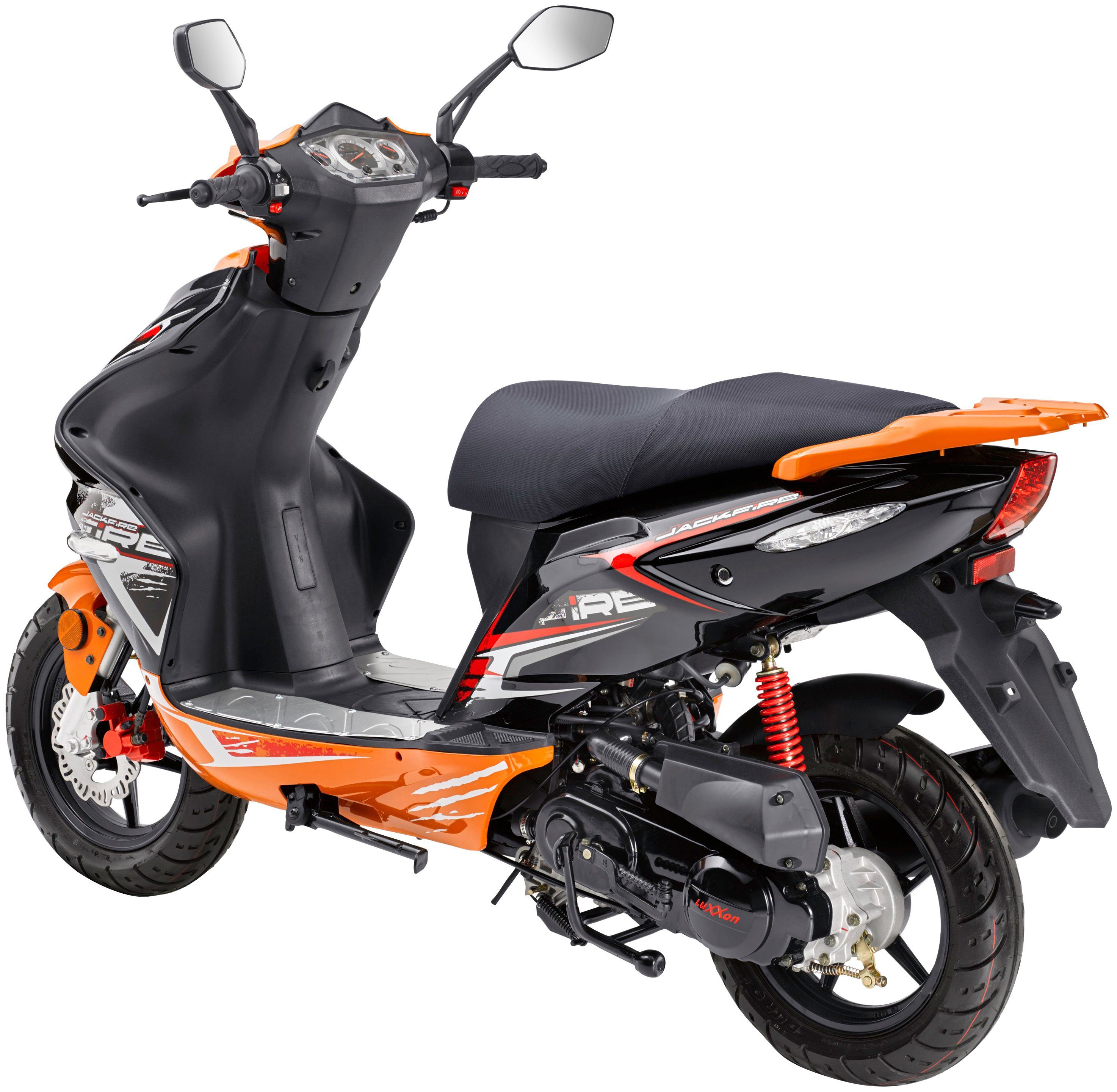 Luxxon Motorroller 45 km/h, orange Jackfire, ccm, 5 Euro 49,6