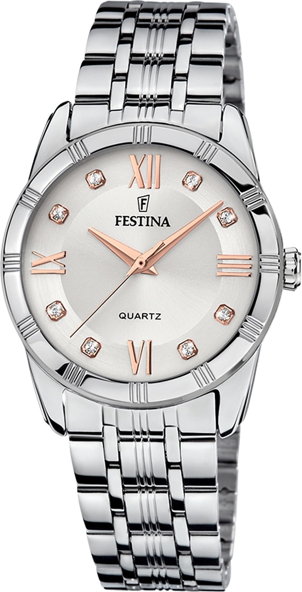 Quarzuhr Festina Damen-Armbanduhr Boyfriend Quarz