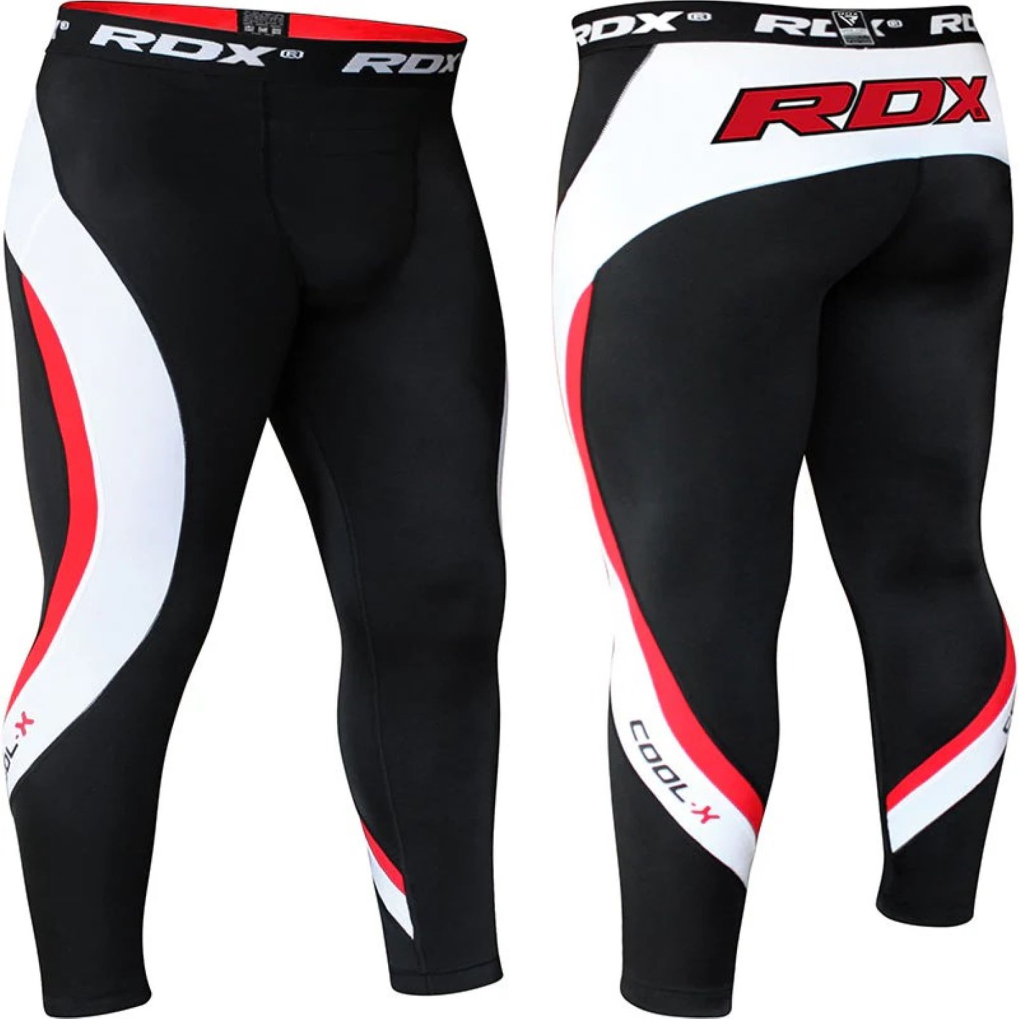 Leggings RDX M2 Thermo Kompressionshose, MMA Leggings, Schnell Trocknend Lang