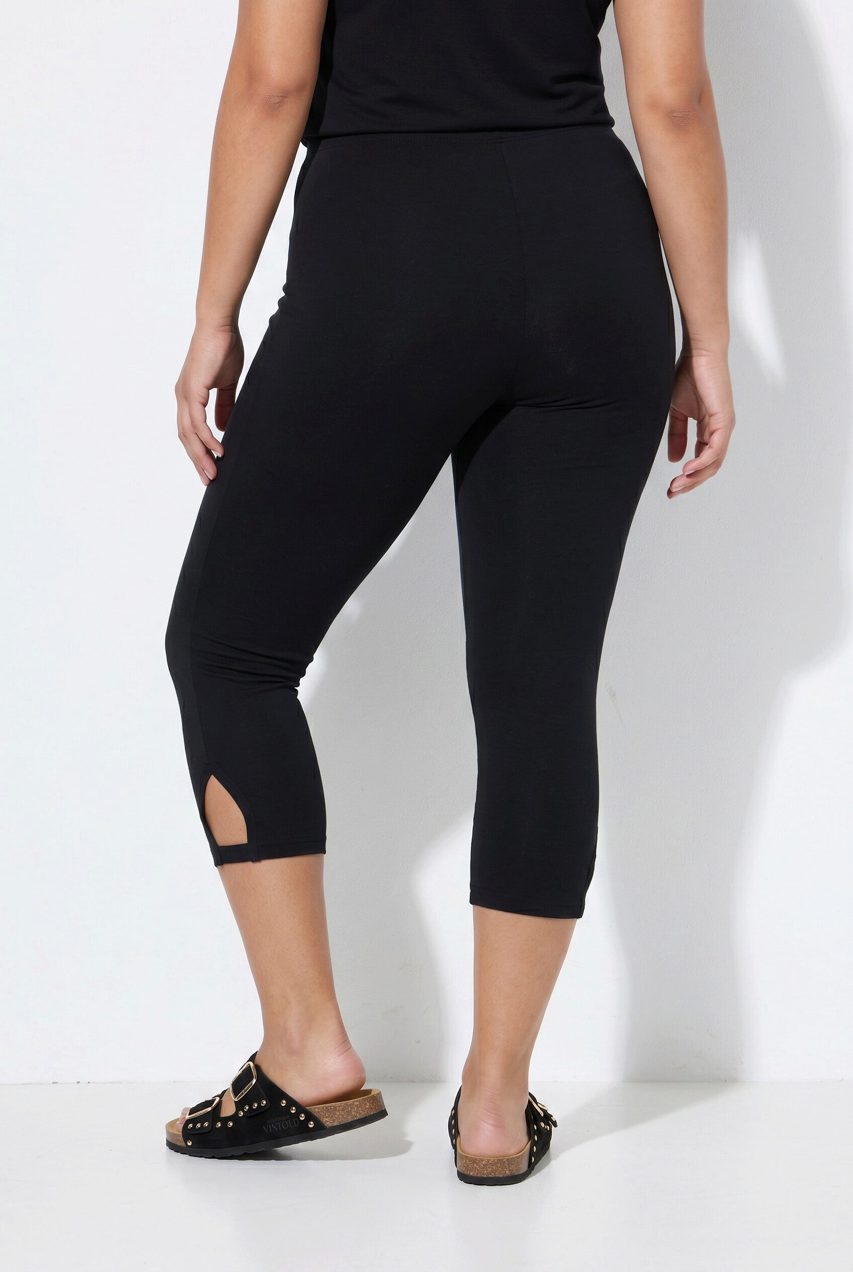 Angel of Style Leggings Capri-Leggings schmale Passform Elastikbund