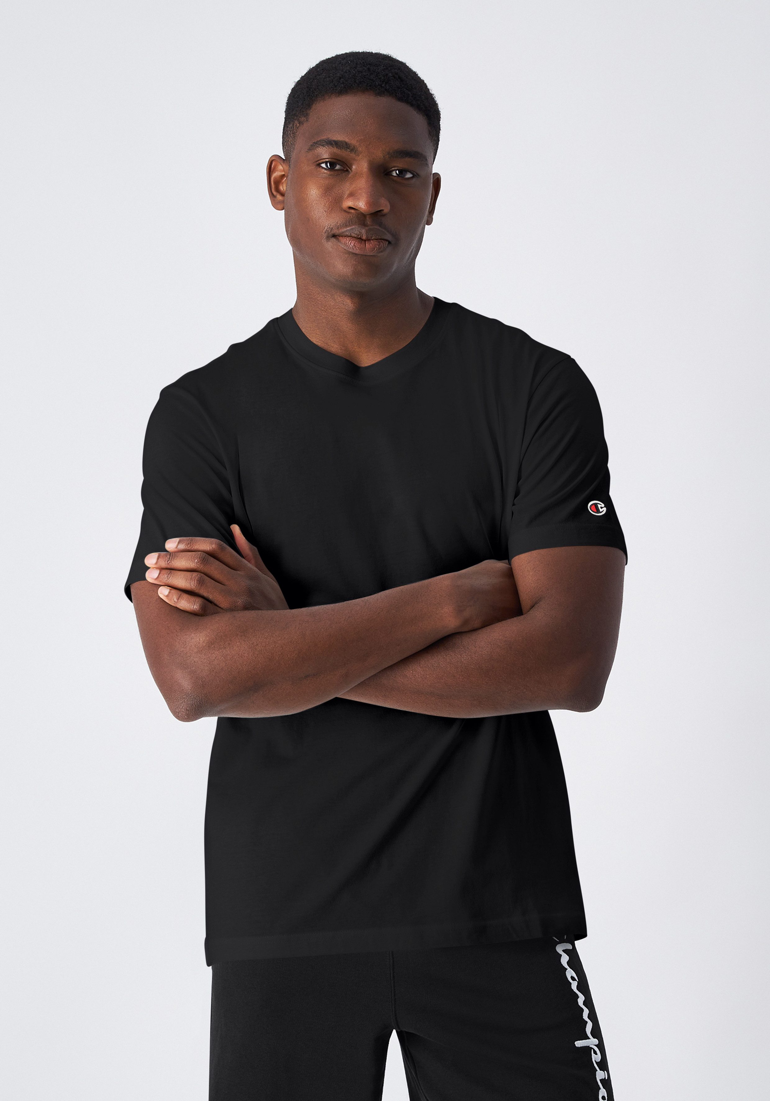 Champion T-Shirt (Packung, 2-tlg) Basic Shirt, Doppelpack