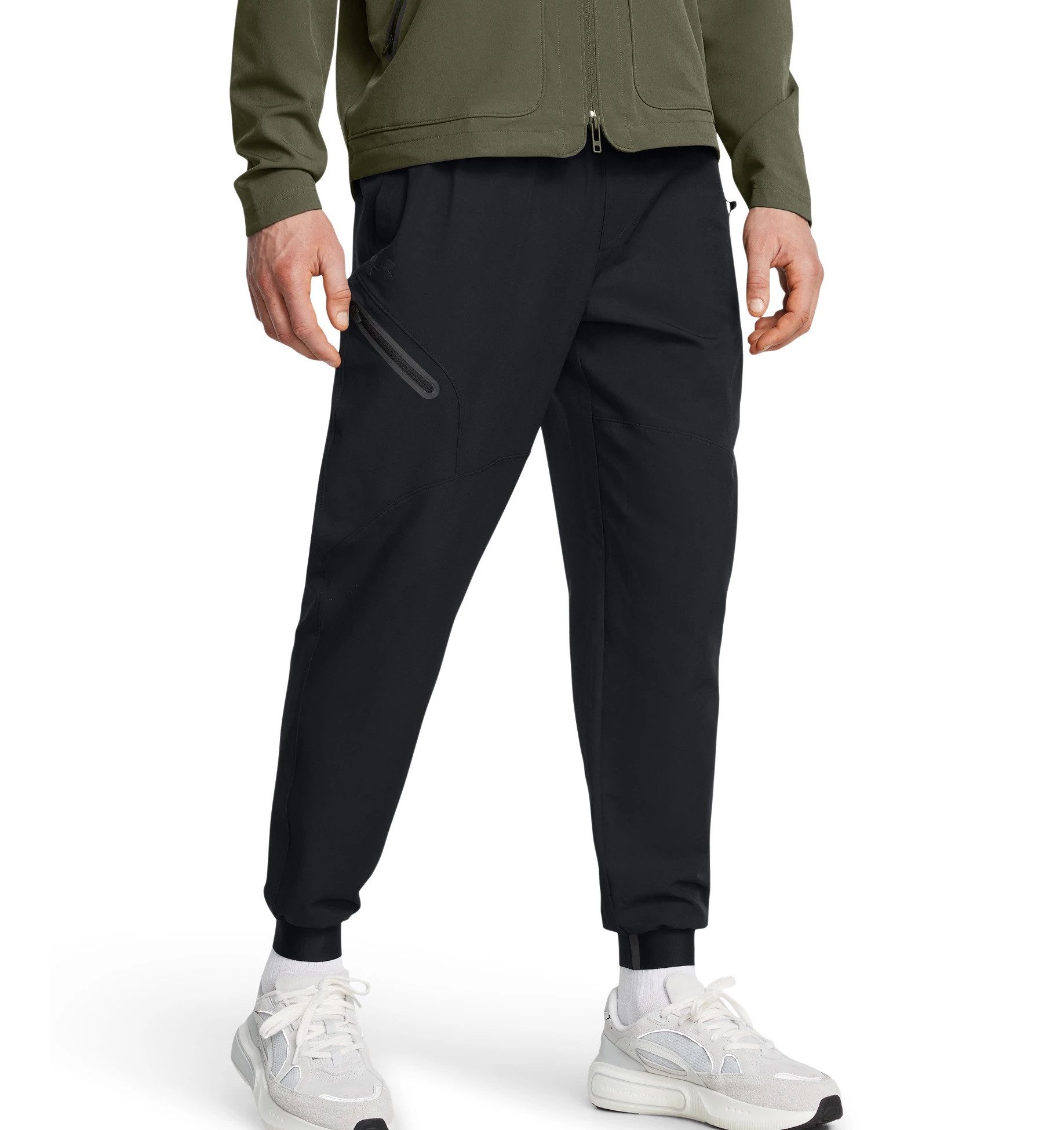 Under Armour® Trainingshose UA UNSTOPPABLE WOVEN JOGGER für vielseitige Aktivitäten, mit Elasthan-Anteil, leichtes Material
