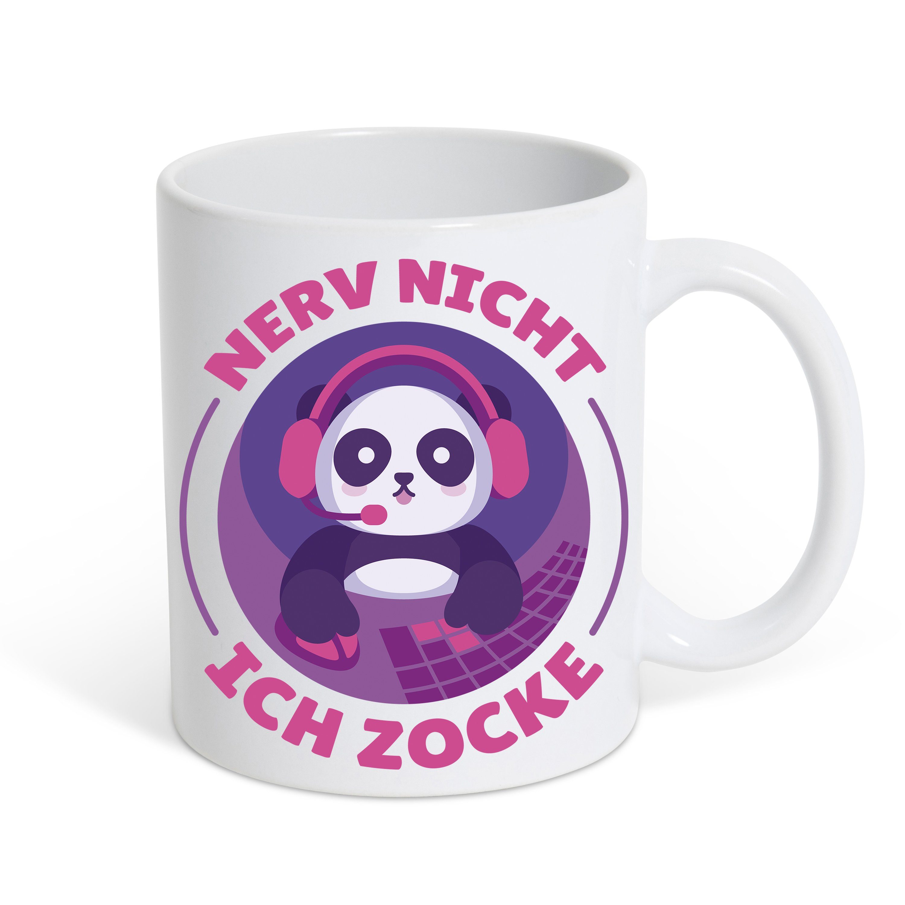 Youth Designz Tasse Nerv Nicht Ich Zocke Kaffeetasse Geschenk, Keramik, mit lustigem Print